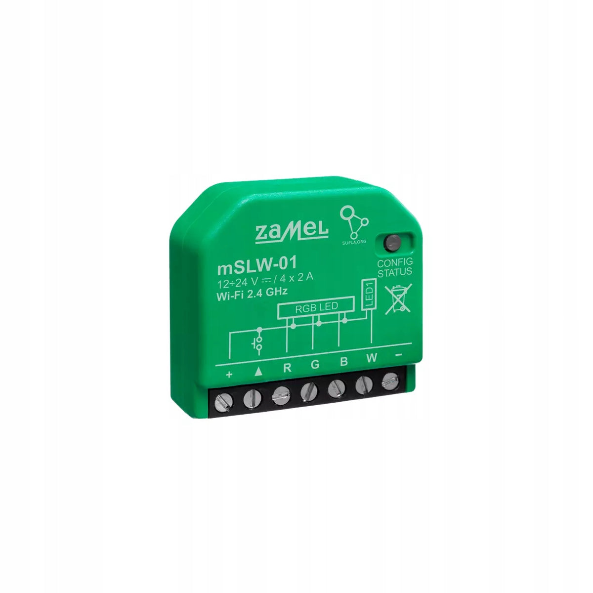 Mini LED driver four-channel WiFi RBGW mSLW-01 SUPLA Zamel EAN (GTIN) 5903669495062