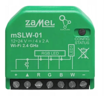 Mini LED driver four-channel WiFi RBGW mSLW-01 SUPLA Zamel