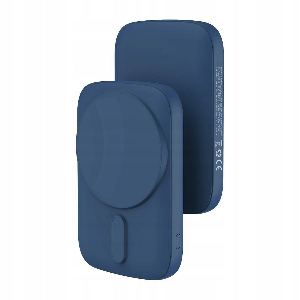 Mini Magnetic Powerbank PD 20W with MagSafe 15W 5000mAh BLUE for iPhone Packaging status original