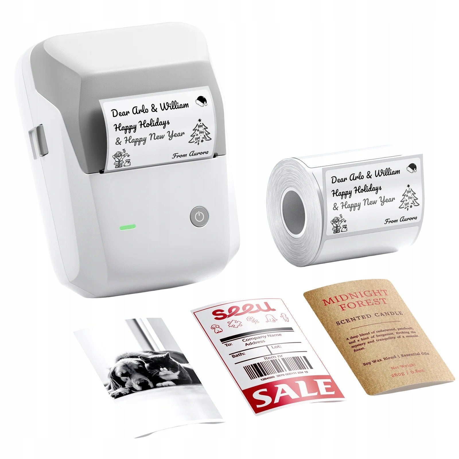 Mini NIIMBOT B1 Pro Self-Adhesive Label Thermal Printer - Grey