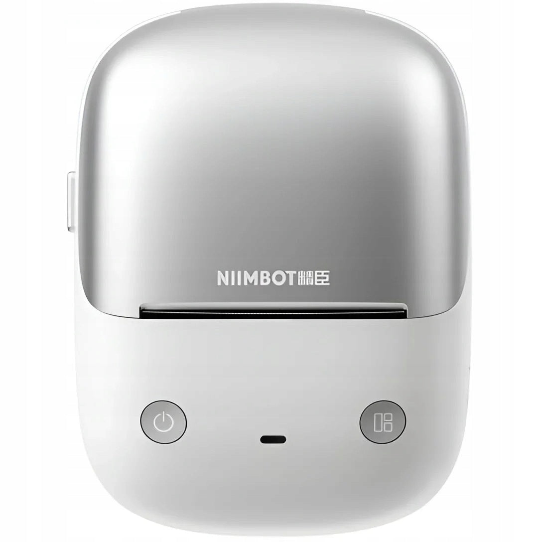 Mini NIIMBOT B2 Pro Self Adhesive Label Thermal Printer - Silver Packaging status original