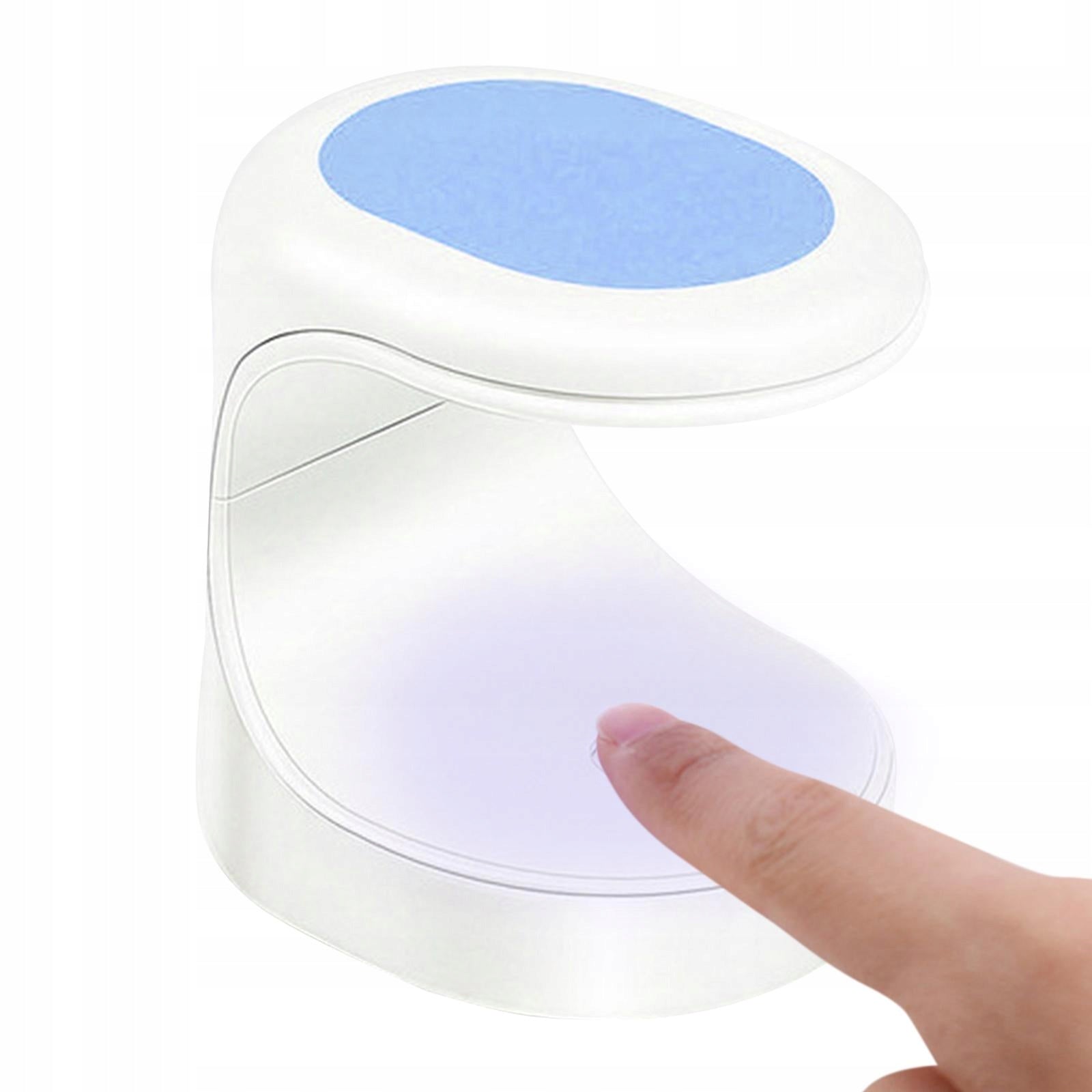Mini Nail Dryer Lamp, 6 Timer, Egg Shape Design, Manicure Tools, for Blue