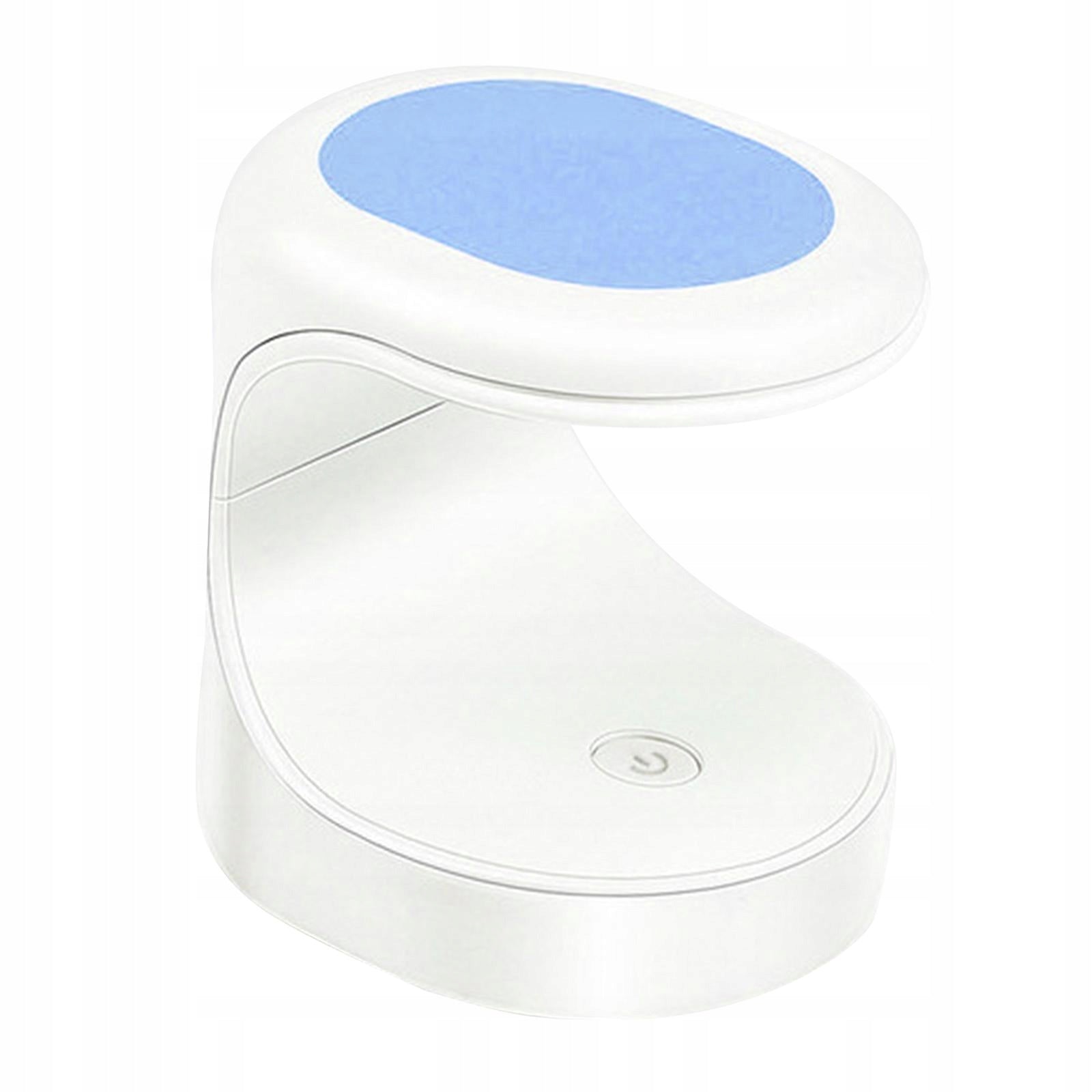 Mini Nail Dryer Lamp Egg Shaped Single Finger 6 Timer, 3 LEDs, 16W UV Blue