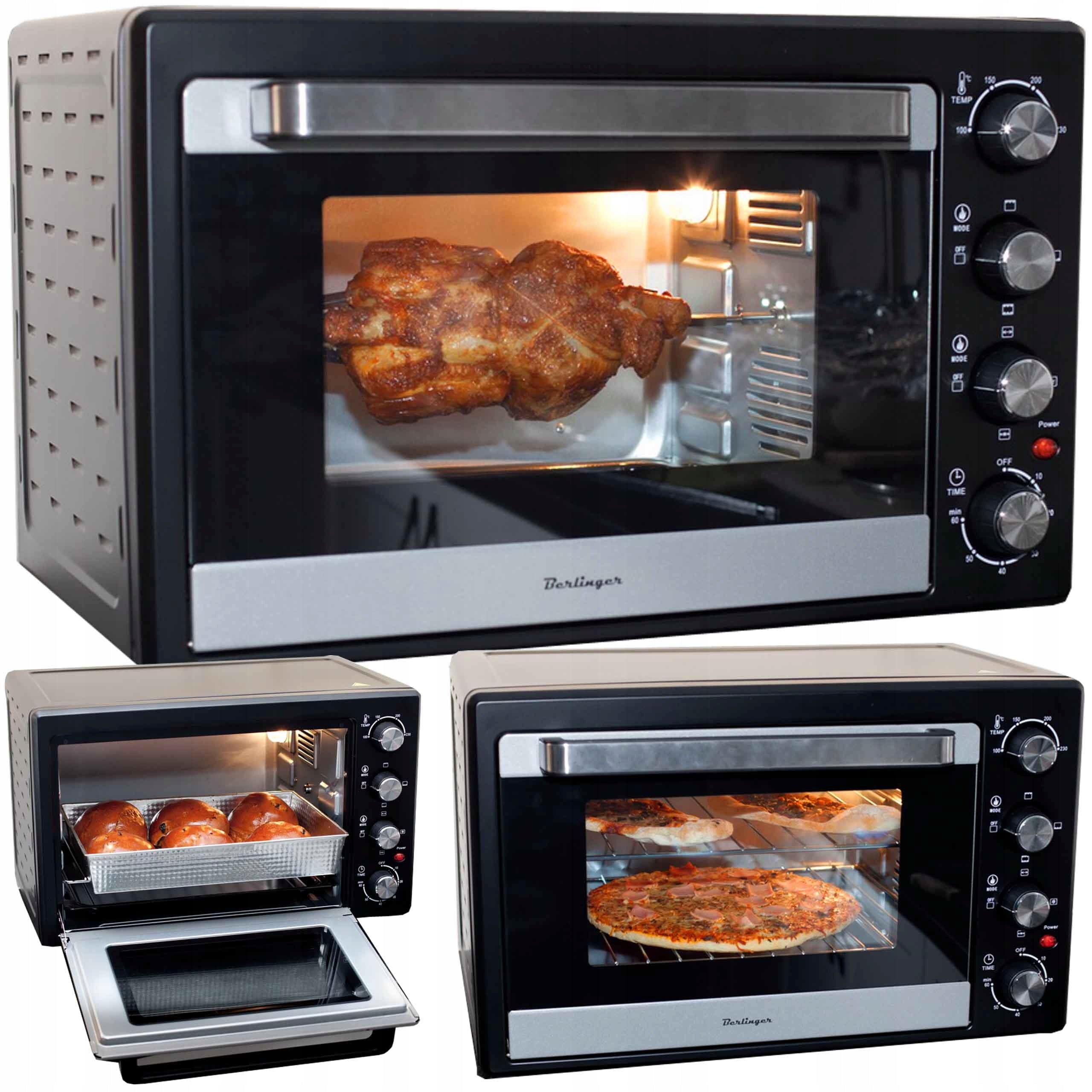 Mini Oven 48L Mushroom Dryer - Thermocouple Variety Light 2x Glass