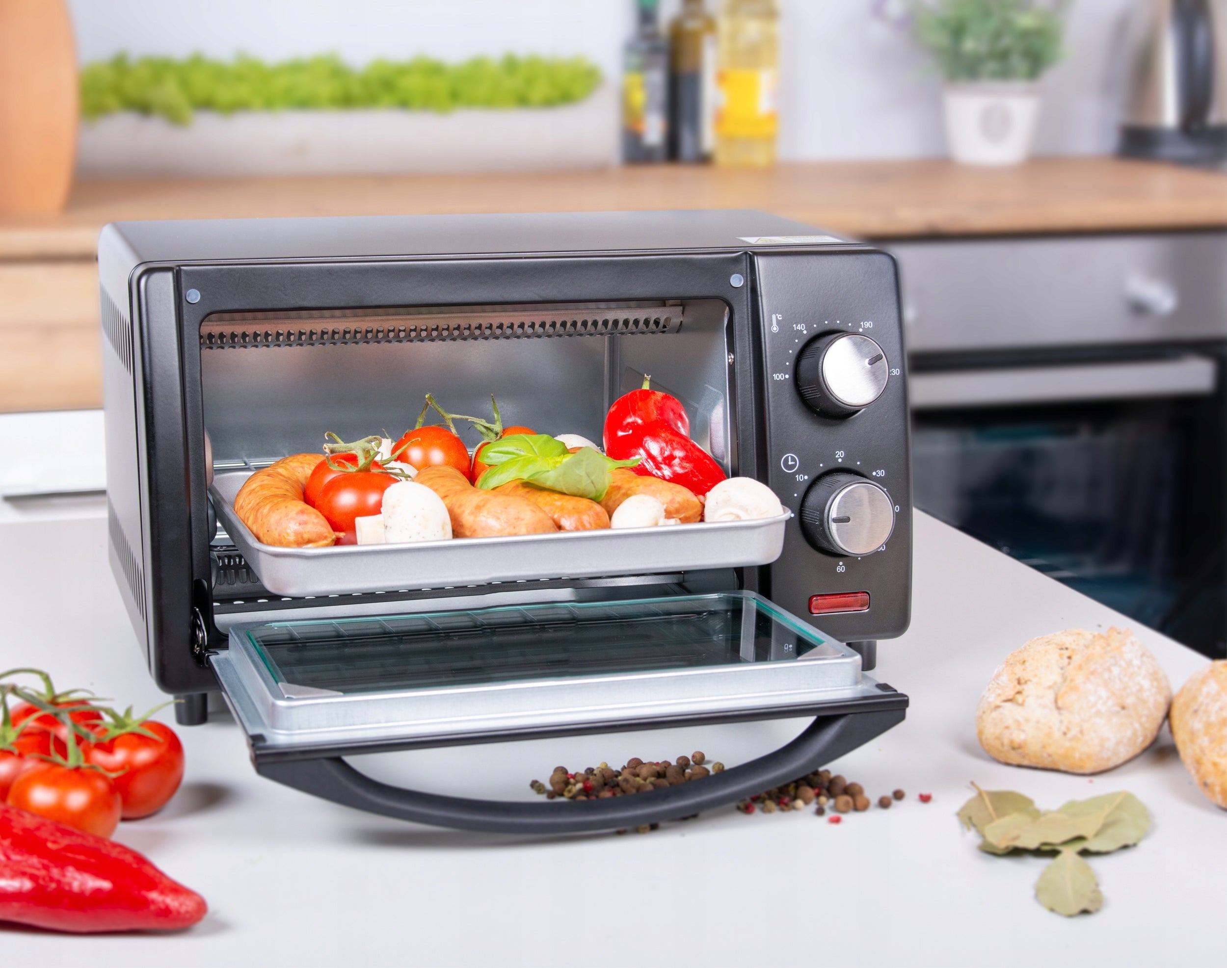 Mini Oven First Austria 10L Black 800W Brand First Austria