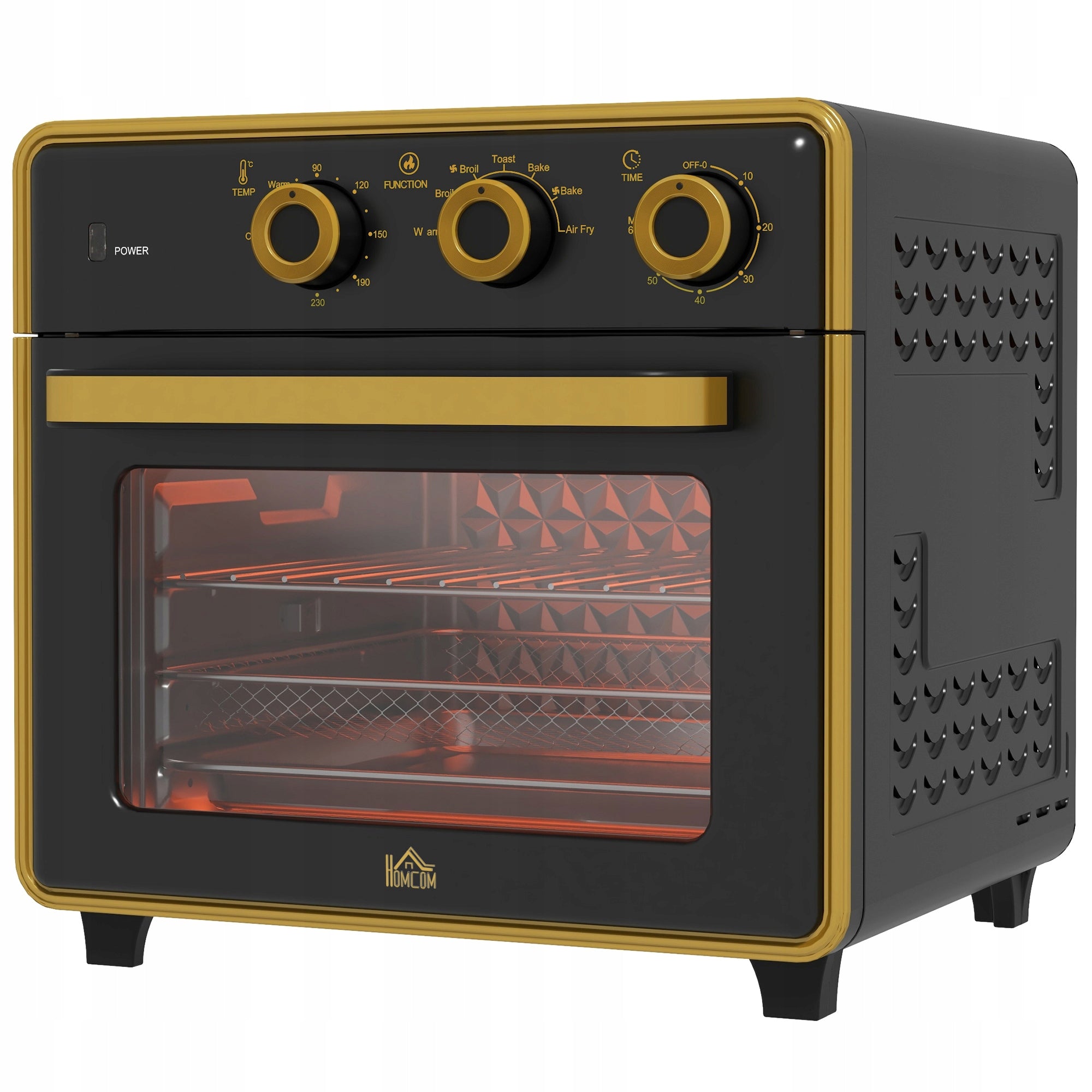 Mini Oven with Thermocouple 20L for Pizza Fries Convection Sheet Grate Packaging status original