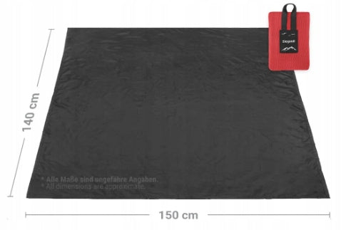 Mini Pocket Blanket for Beaches, Picnic, Travel - Mat 140x150cm - Lightweight Packaging status original