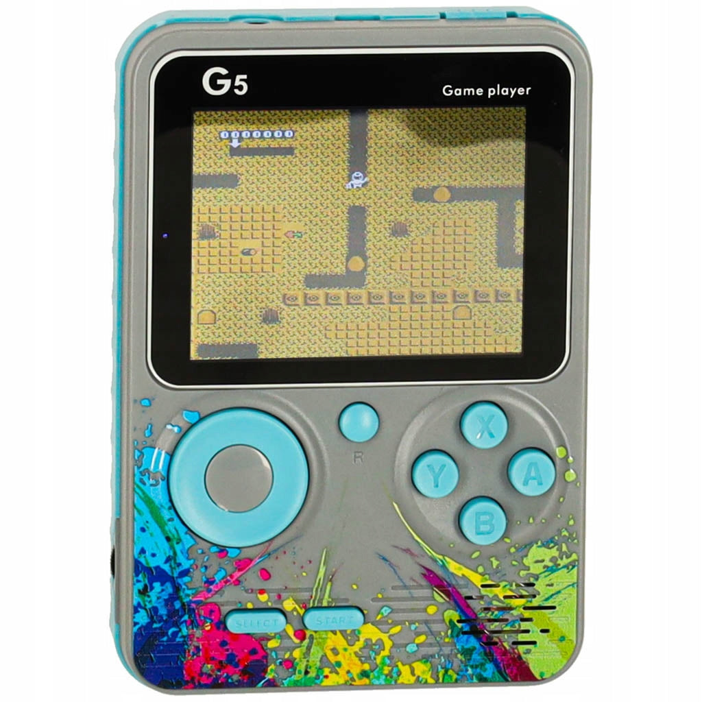 Mini Portable Game Console Electronic Retro 500 Games Grey Brand Artemis