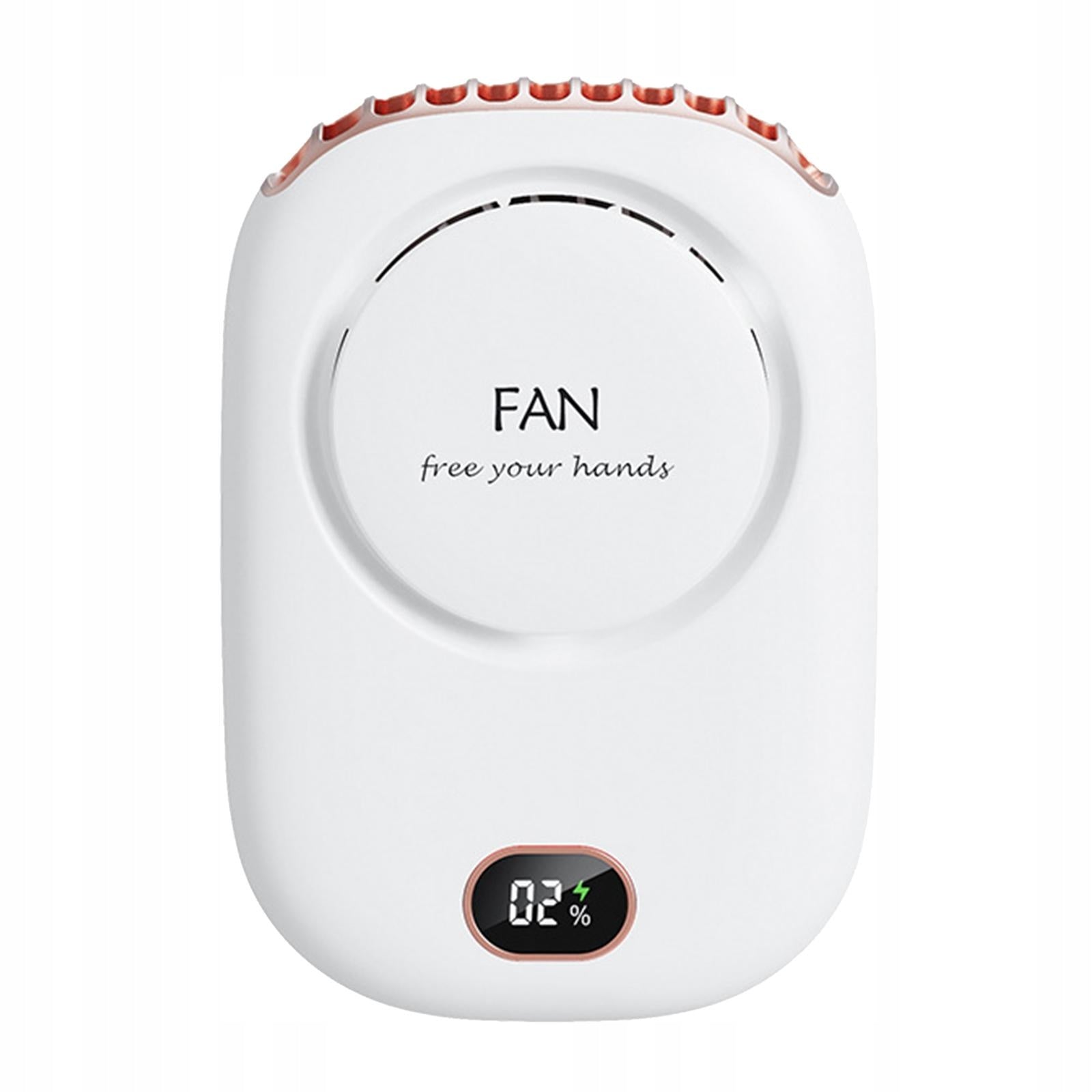 Mini Portable Handheld Personal Waist Fan White Brand no brand