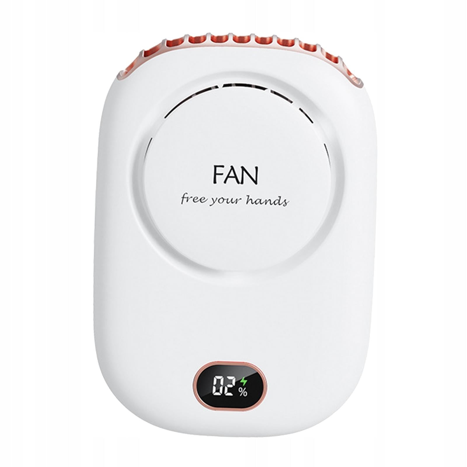 Mini Portable Handheld Personal Waist Fan White