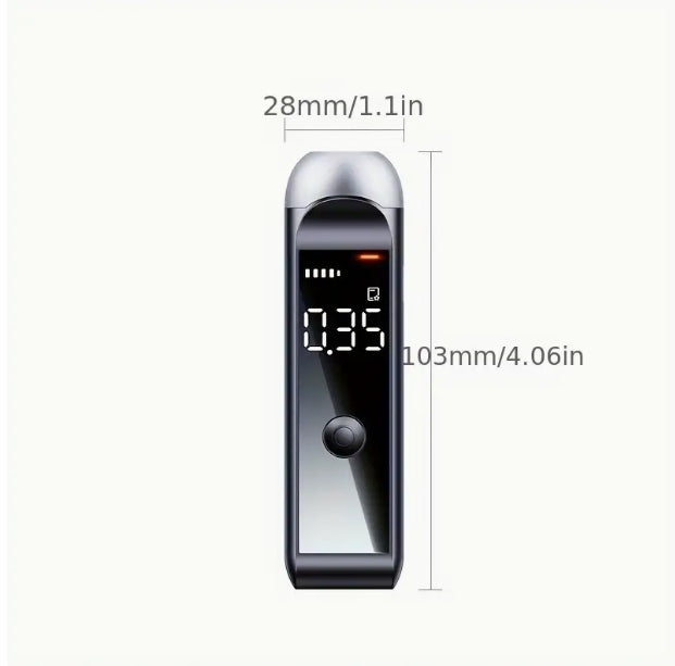 Mini Promiler Breathalyzer Automatic Professional Alcohol in Exhaled Manufacturer code Mini Przenośny Alkomat