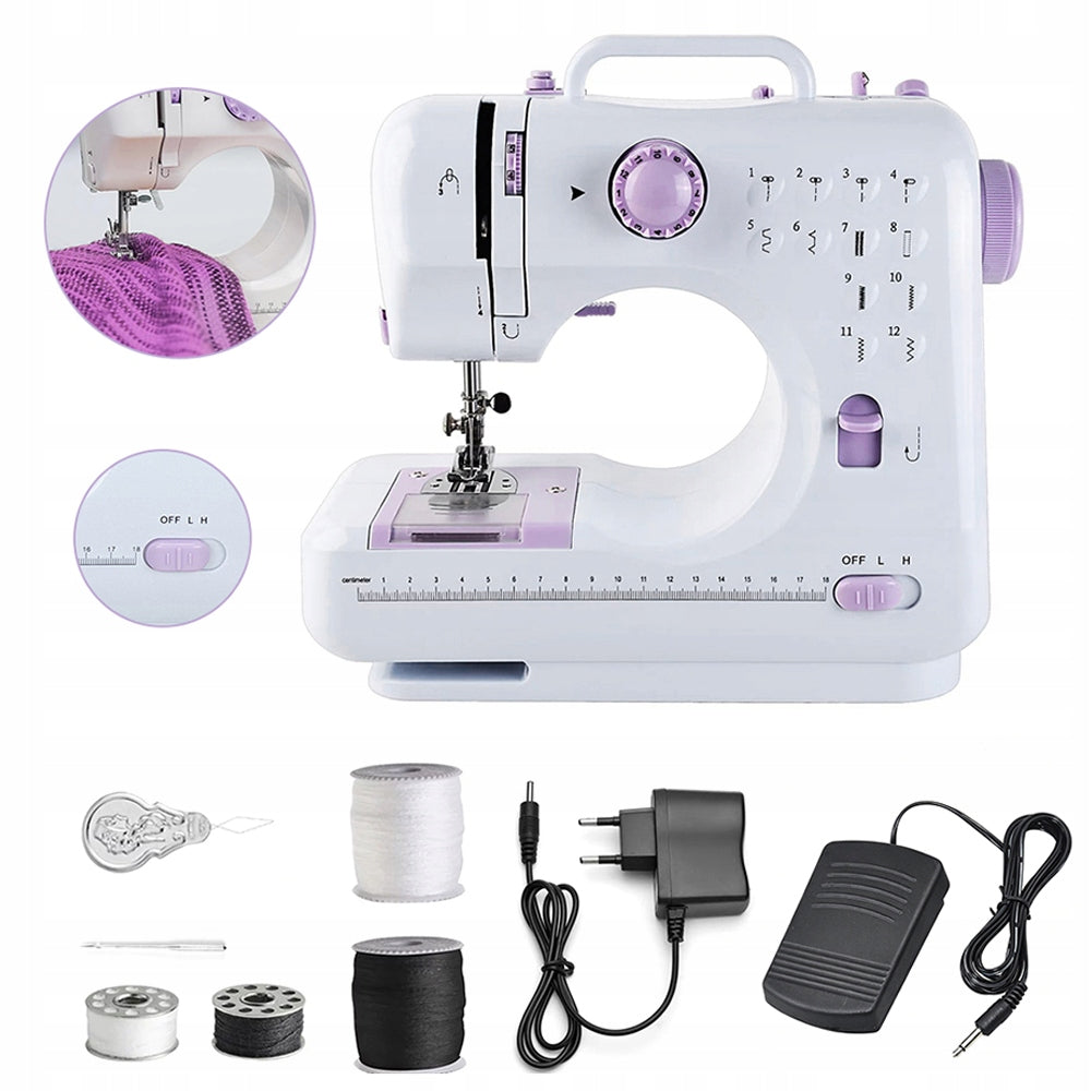 Mini Sewing Machine for Kids Easy Operation Gift Set Brand no brand