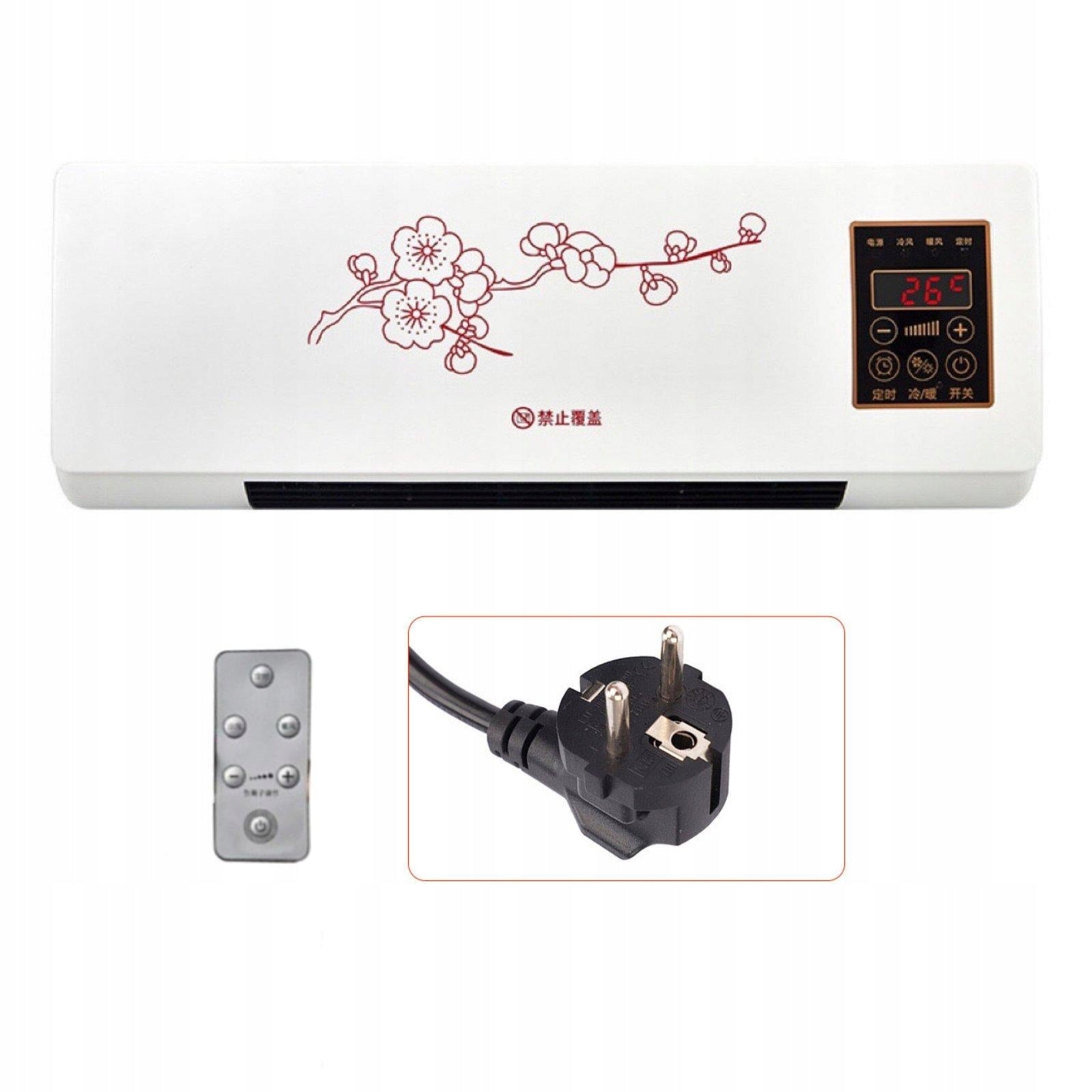 Mini Split Air Conditioner Heater with Heat Pump Timer Smart Red Flower Medical device no