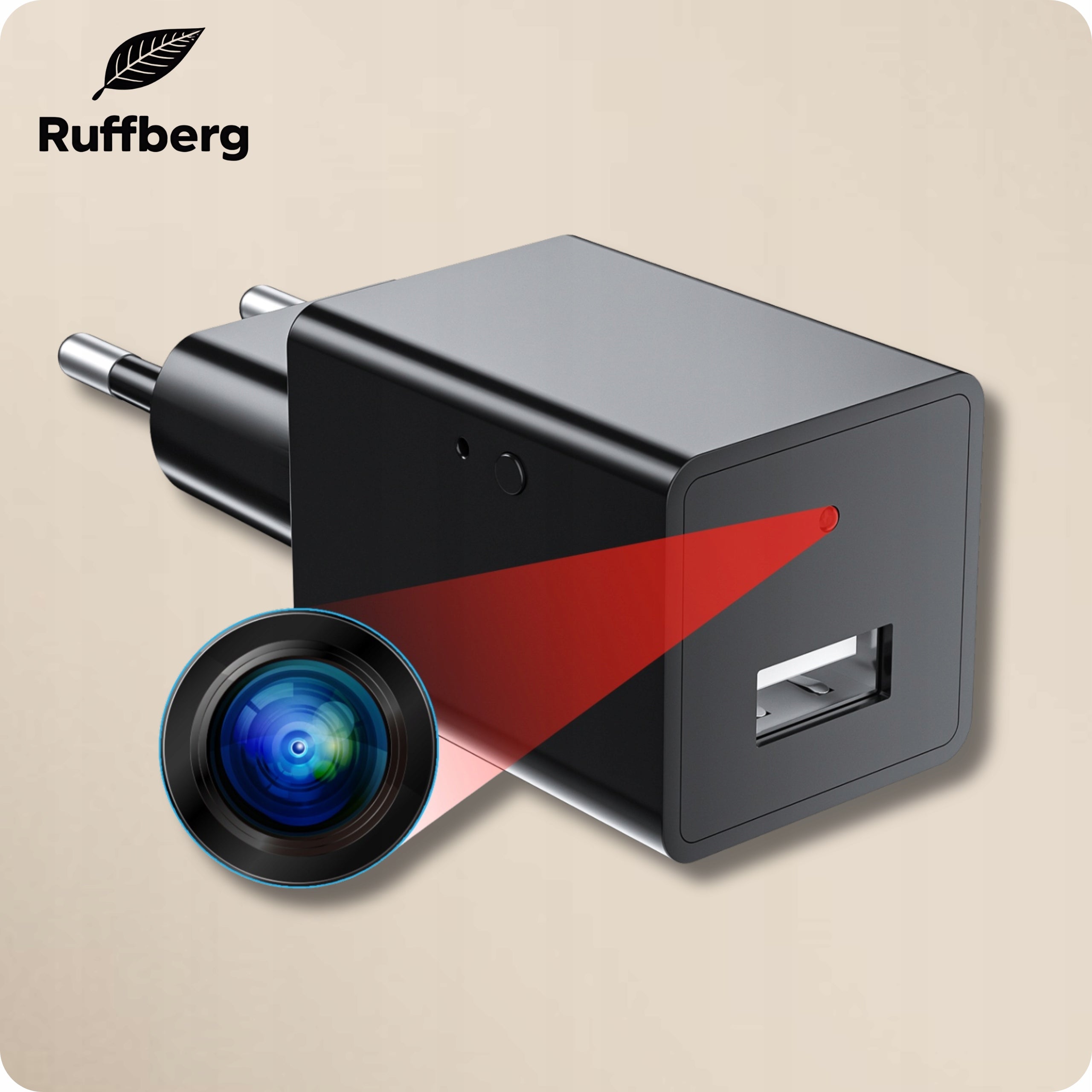 Mini Spy Camera Charger with Motion Sensor 24/7 Hidden Camera EAN (GTIN) 5906599130843