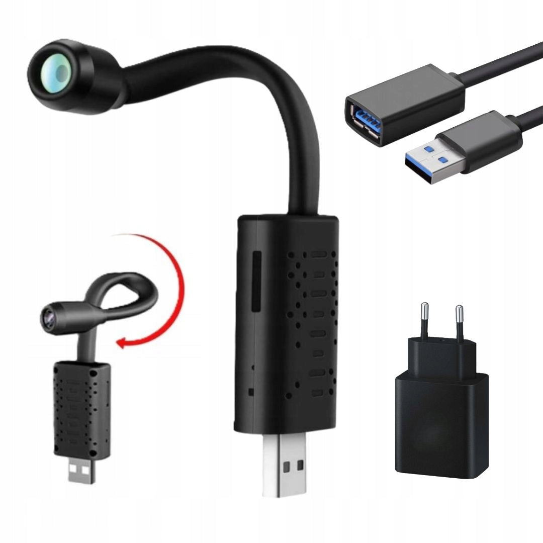 Mini Spy Camera Wi-Fi / USB Full HD Live View