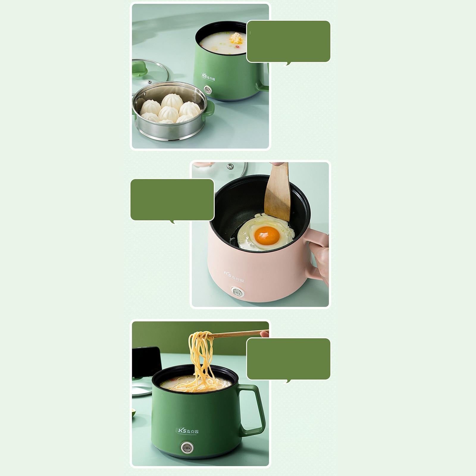 Mini Steamer Hot Pot Non Stick Pan for Frying, Boiling, stainless liner Brand no brand