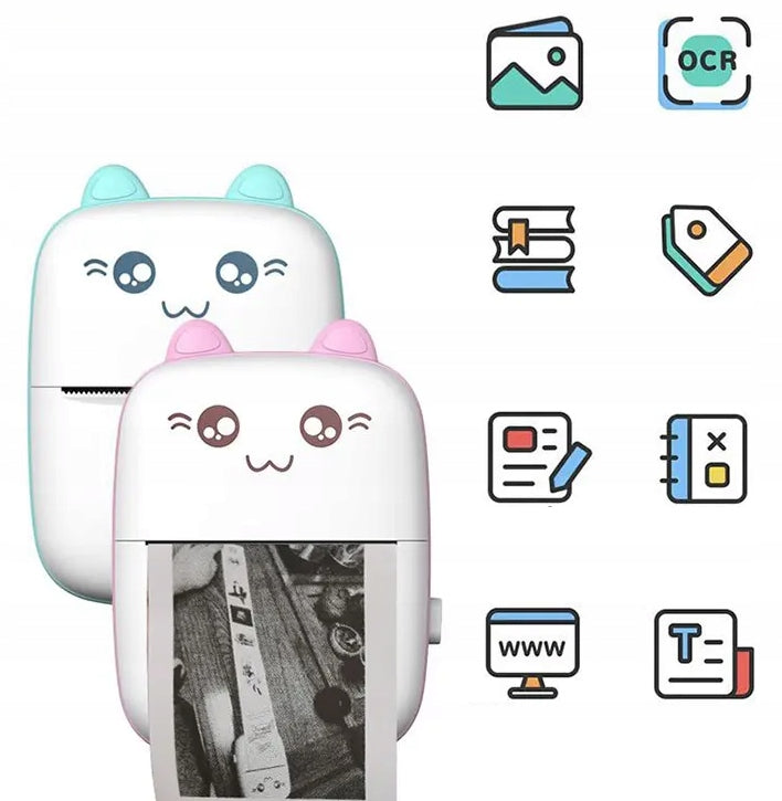 Mini Thermal Printer PRINT ORIGINAL For Photos Portable Manufacturer code YZC08