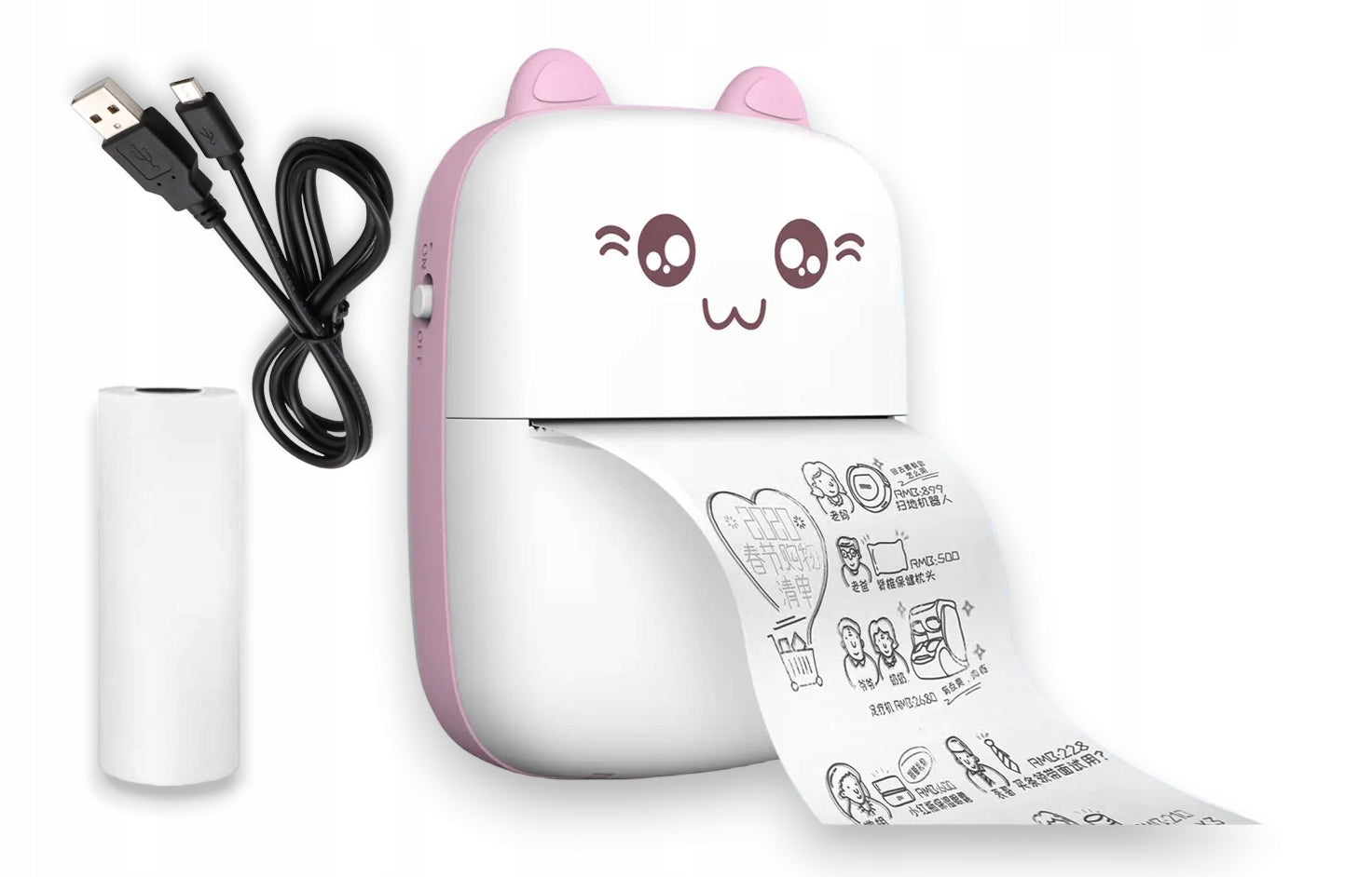 Mini Thermal Printer PRINT ORIGINAL For Photos Portable