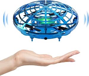 Mini UFO drone for children flying ball controlled by hand