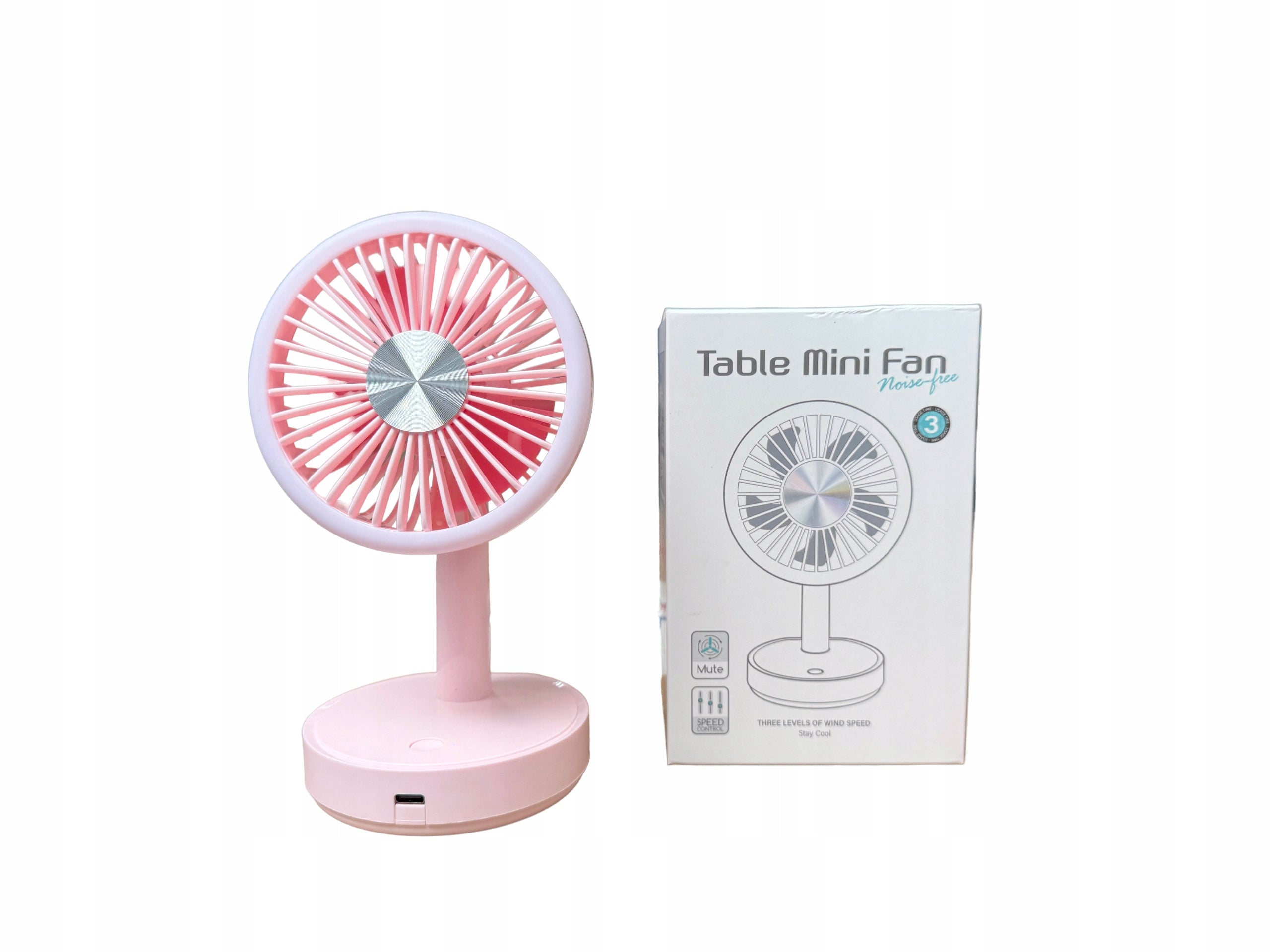 Mini USB Desk Fan – Portable, Quiet, Perfect for Office and Home Manufacturer code 66044