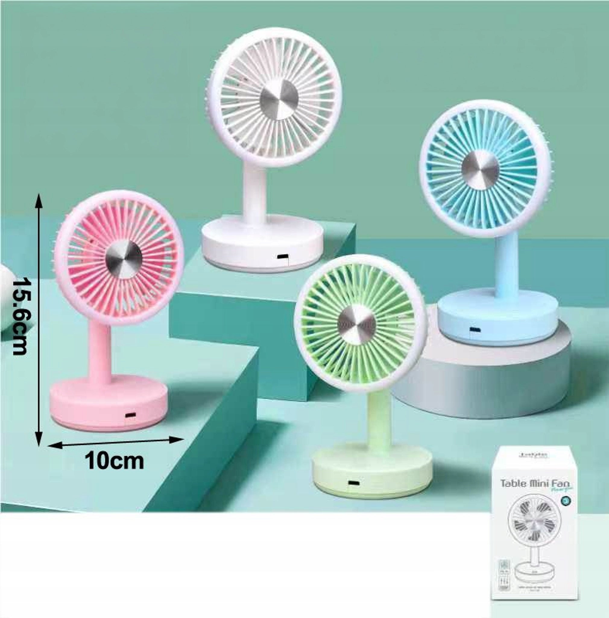 Mini USB Desk Fan – Portable, Quiet, Perfect for Office and Home