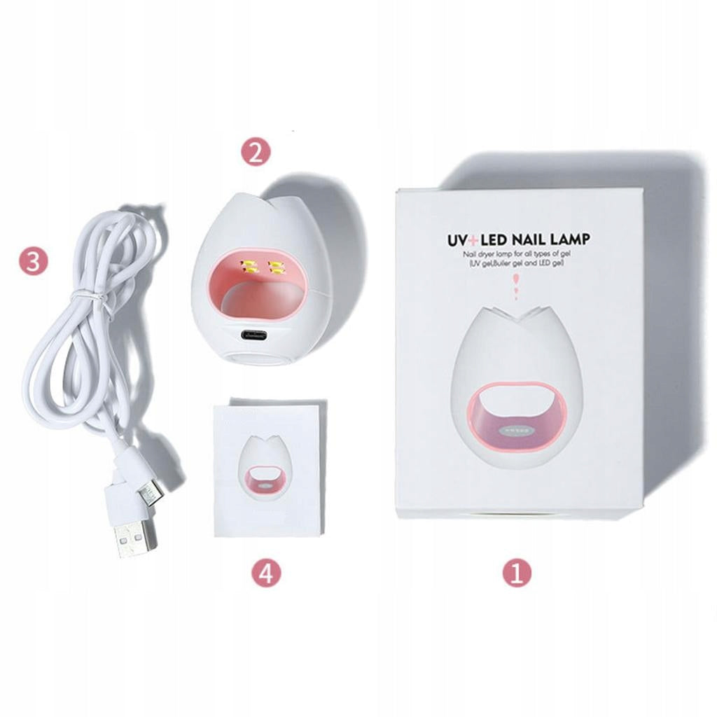 Mini USB UV LED Lamp Light Gel Nail Art Tool 16W Gel Polish Curing White Color other