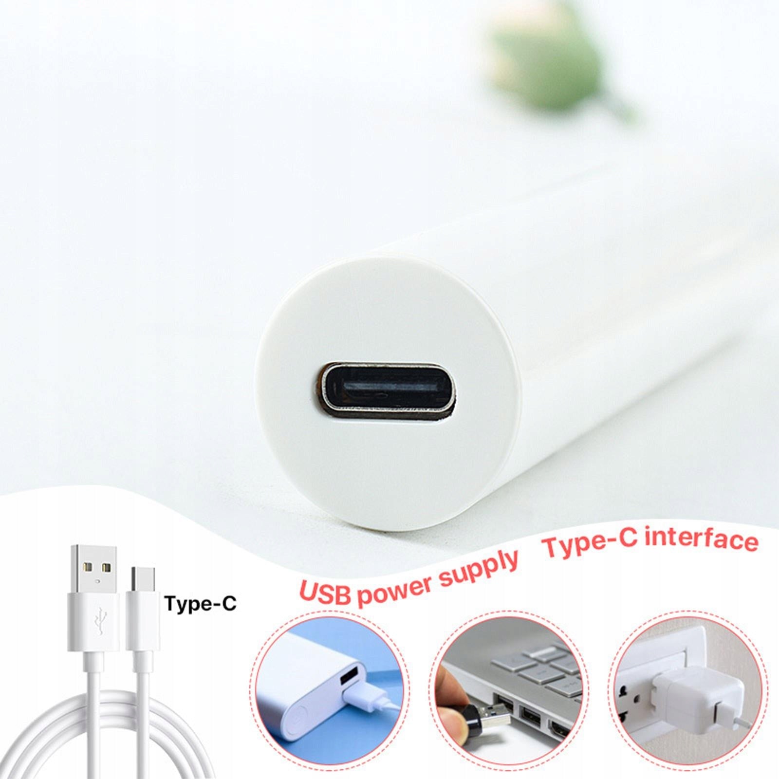 *Mini UV Gel Nail Polish Lamp Torch USB Charging 0.7x4.2inch White Brand no brand