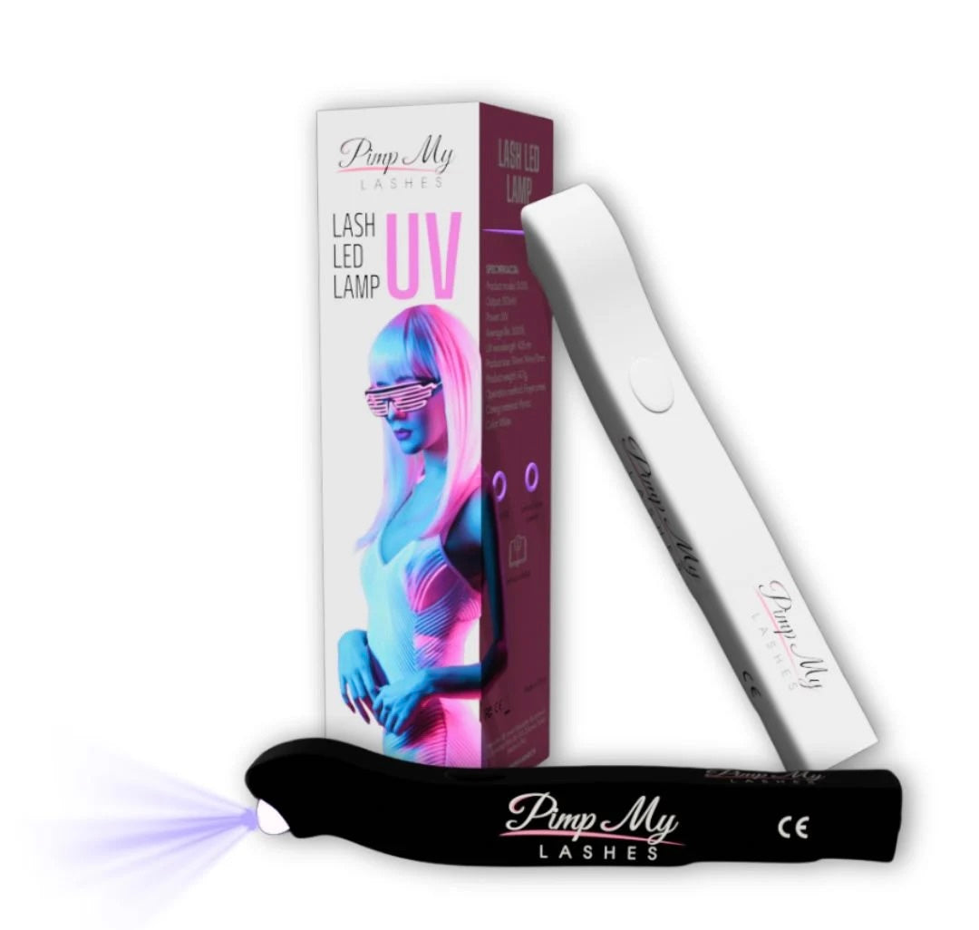 Mini UV Tweezers Lamp for Eyelash Extensions Pimp My Lashes Black
