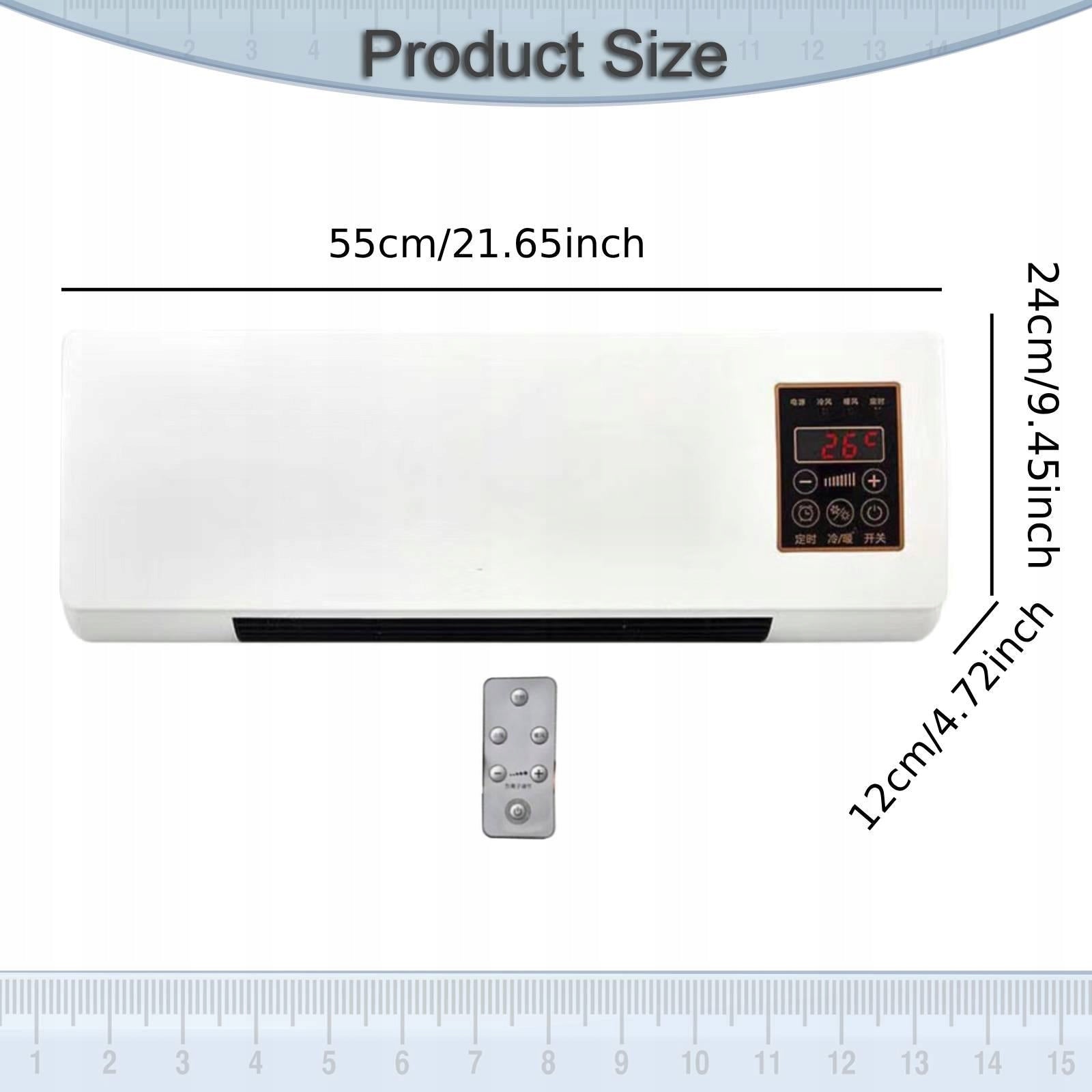 Mini Wall Air Conditioner Heating Cooling Device Compact Portable Air Medical device type accessories for a medical device or a product without an intended medical purpose