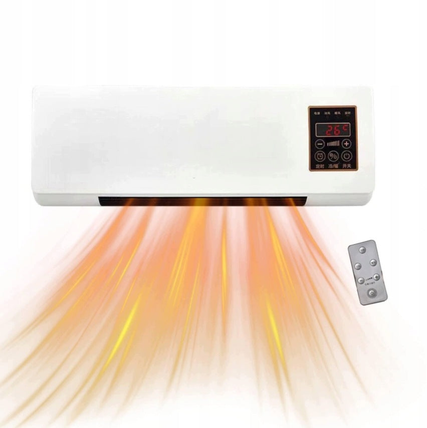 Mini Wall Air Conditioner Vent Heating Timer 8h Compact