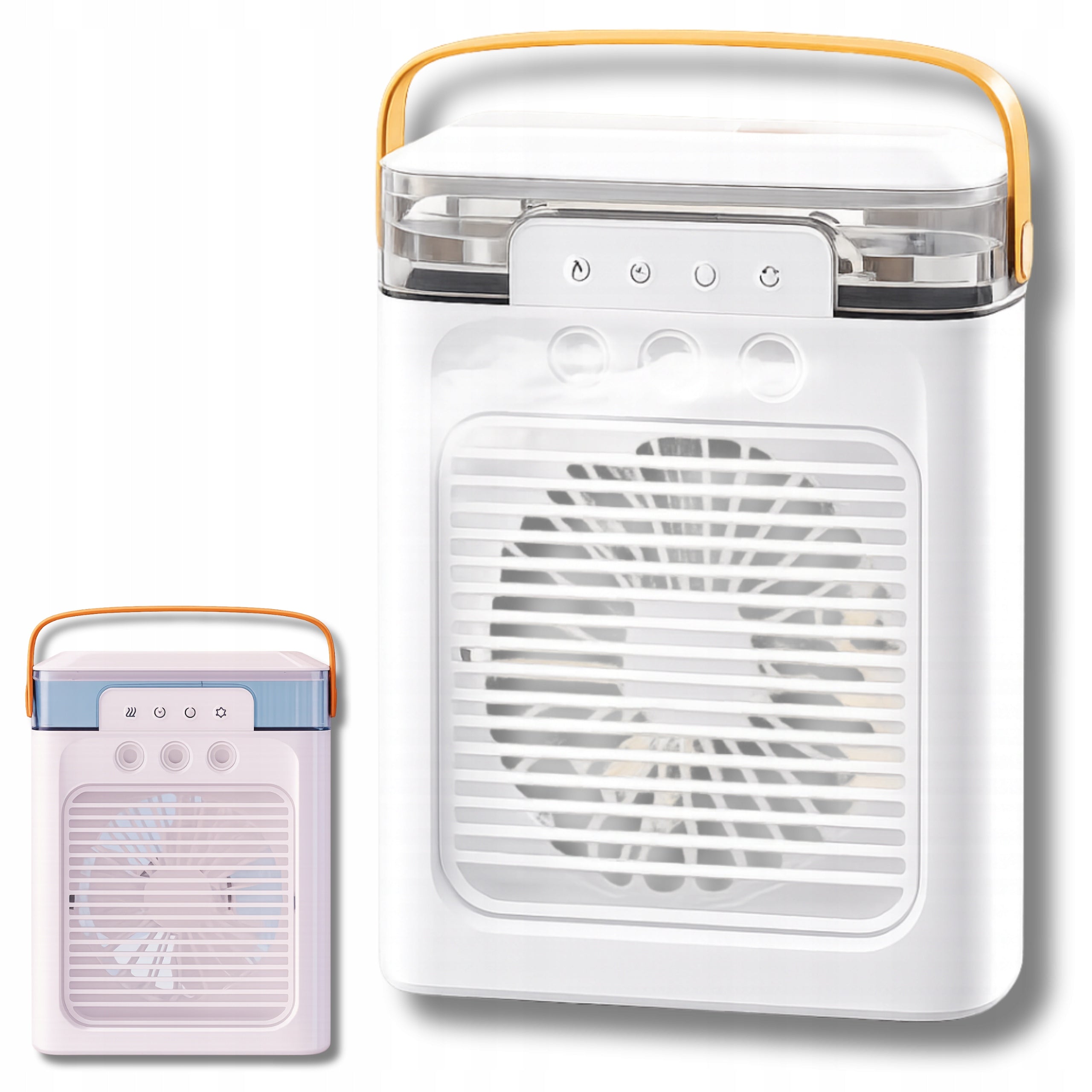 Mini Water Air Conditioner USB Fan Humidifier 7 Colors LED for Desk