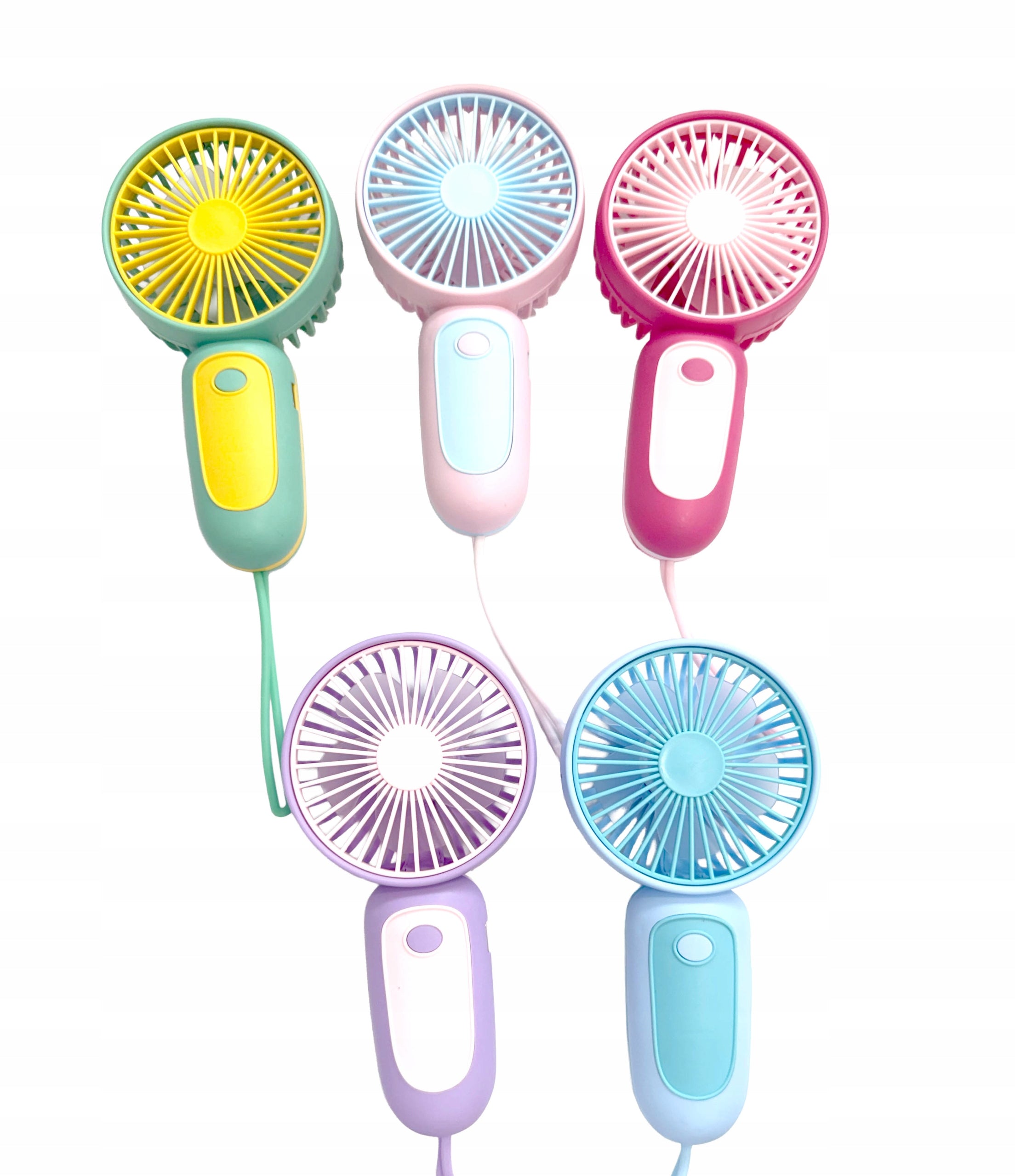 Mini Windmill Portable Handheld USB Fan for Rechargeable Colorful Manufacturer code gl69744