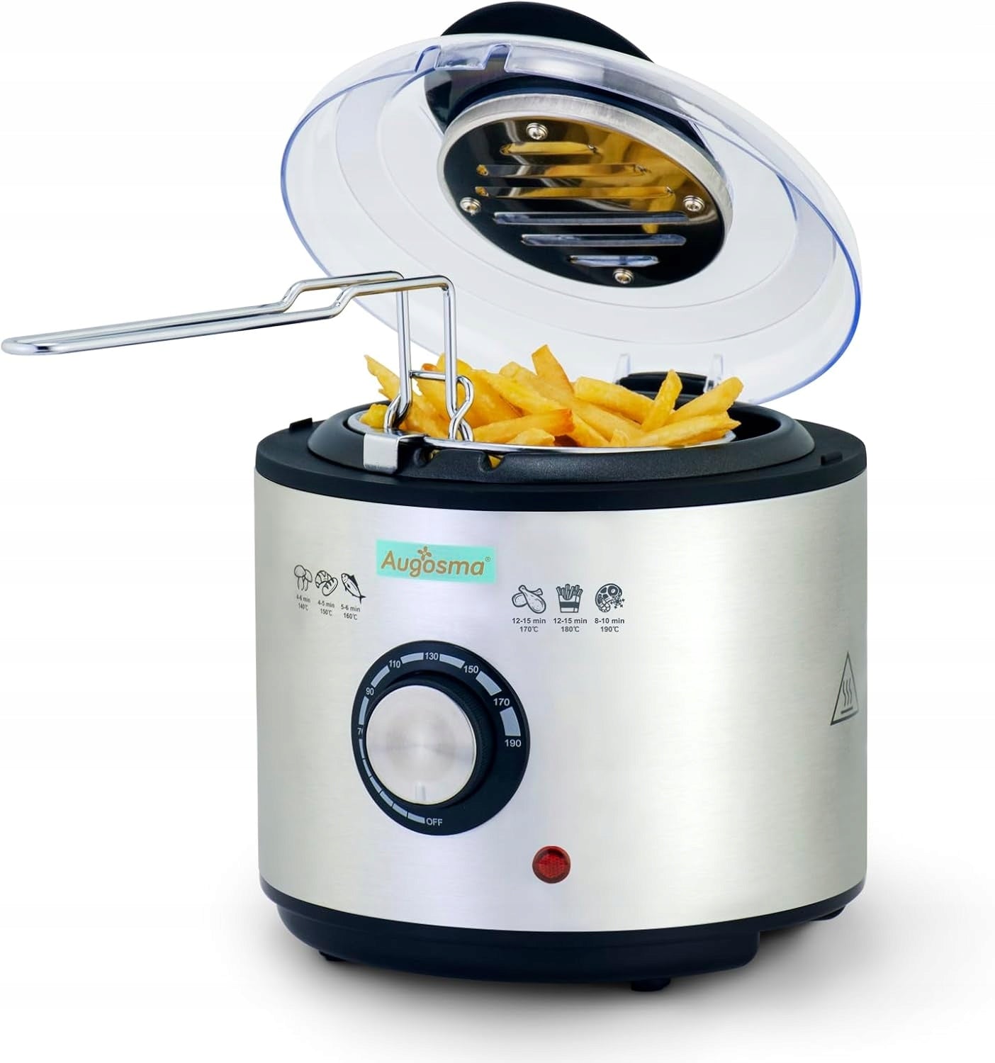 Mini air fryer with oil, 850-950 W, capacity: 1 liter
