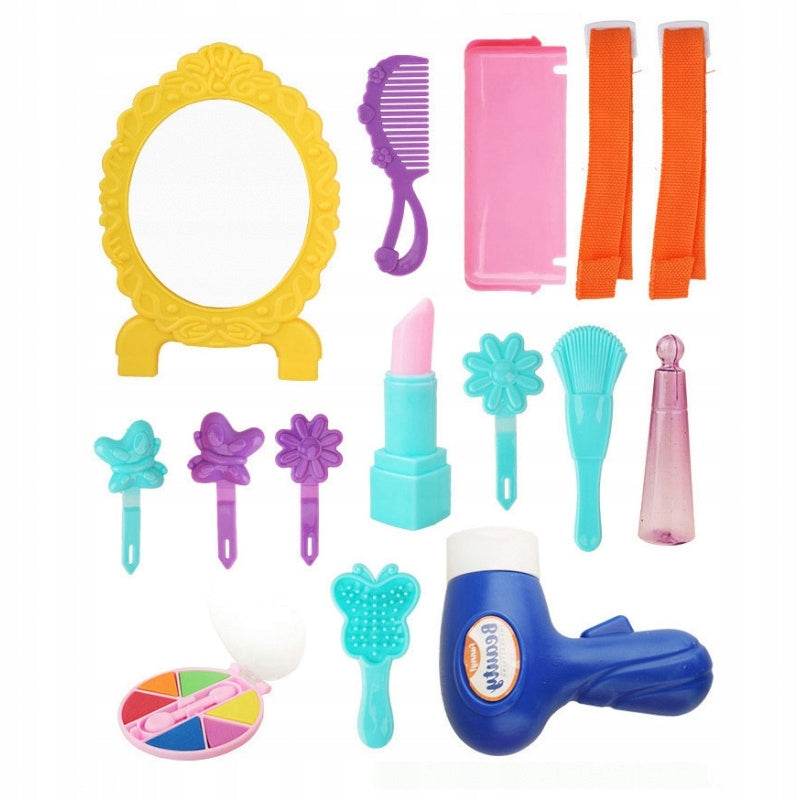Mini beauty salon in backpack with accessories / Woopie Packaging status original