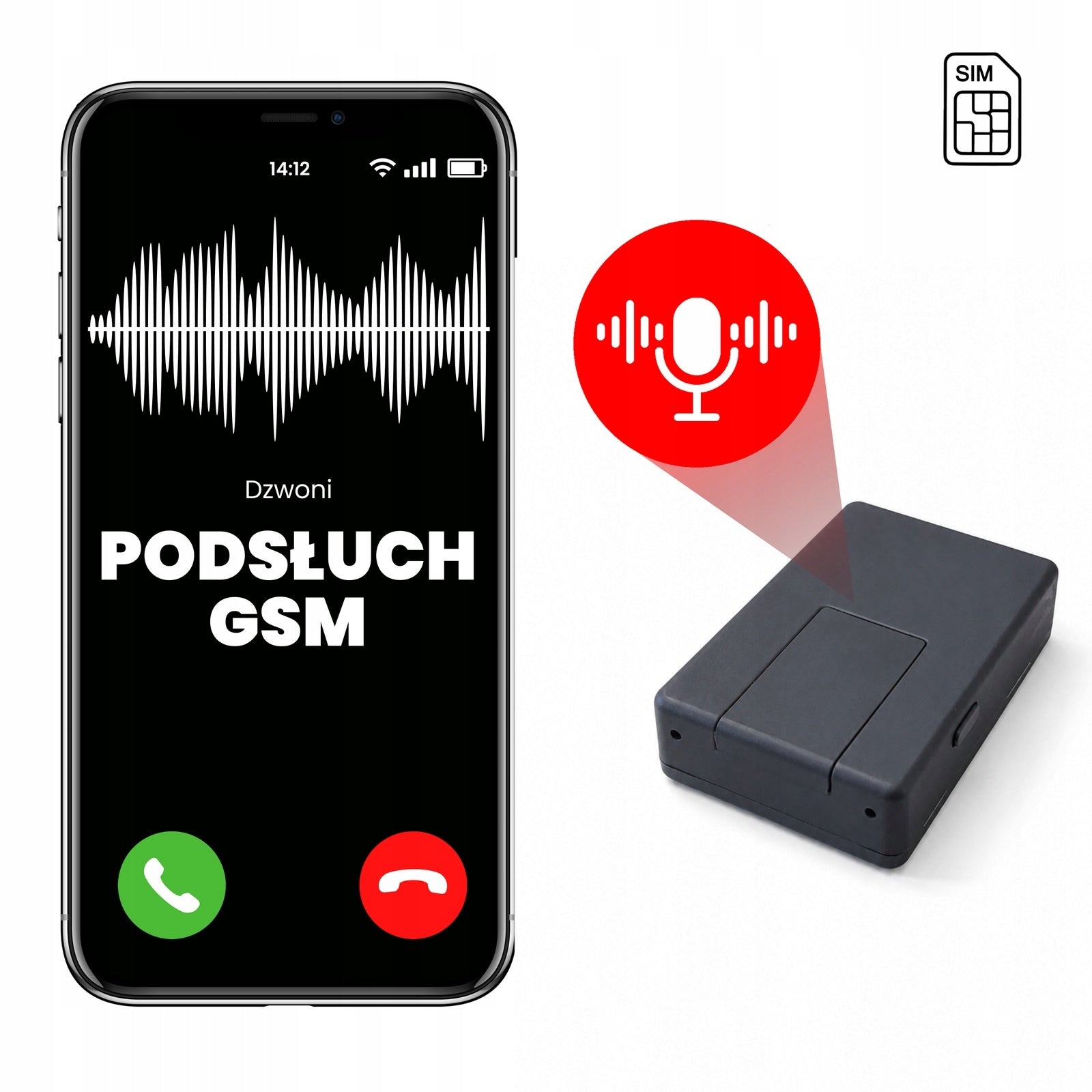 Mini digital GSM spy bug eavesdropping - voice activation detection
