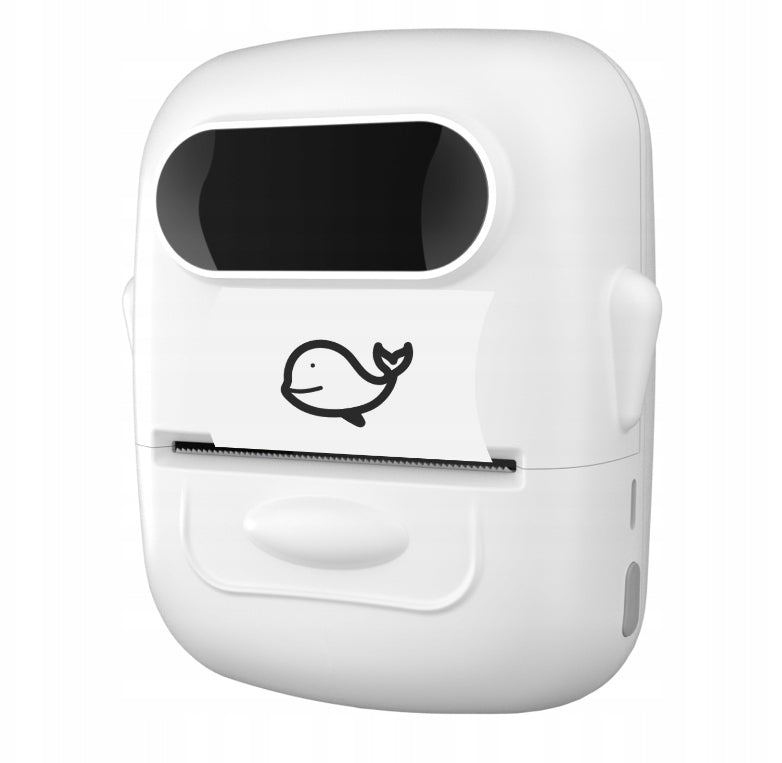 Mini drukarka etykiet z 1 rolką papieru