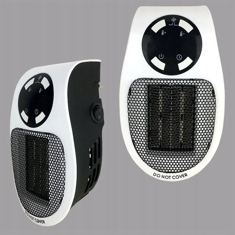 Mini electric heater compact and efficient heat source Dominant color white