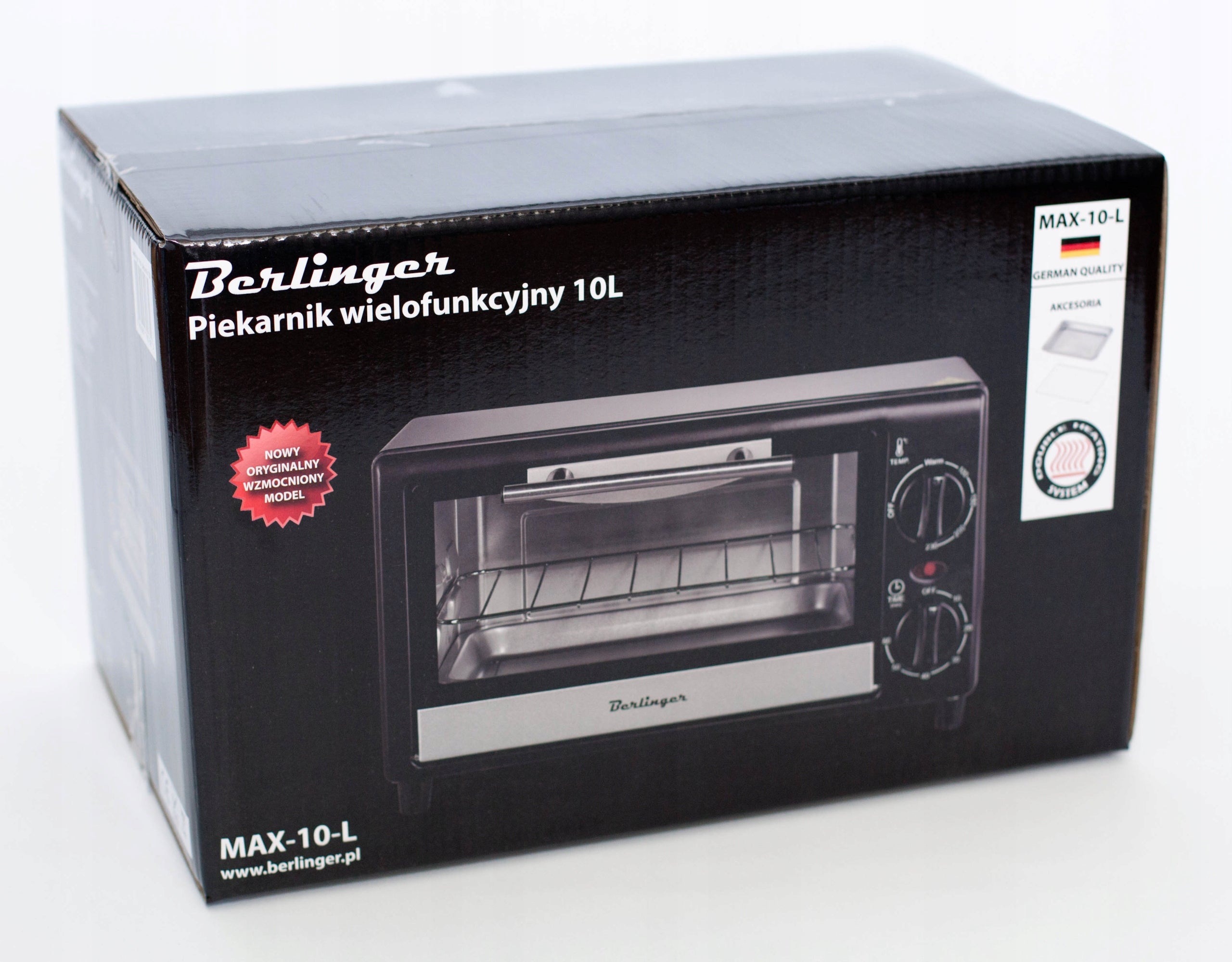 Mini electric oven 10L - mushroom dryer rotisserie grill timer Packaging status original
