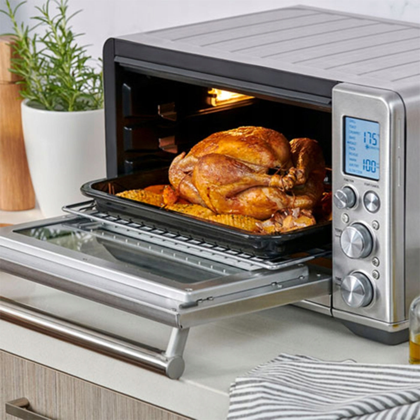 Mini electric oven Sage the Smart Oven SOV860BSS - silver Model The Smart Oven SOV860