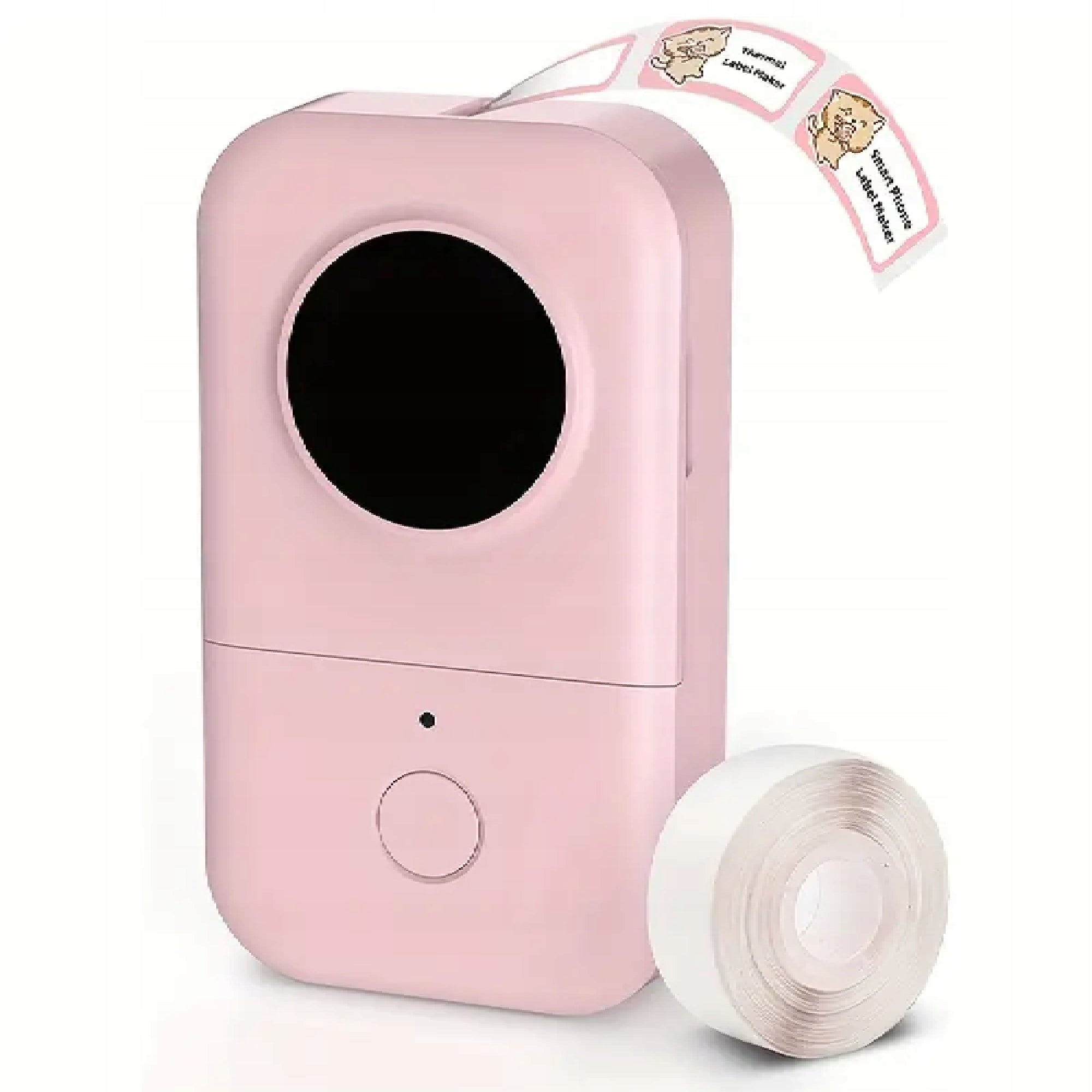 Mini label printer Phomemo D30 pink self-adhesive stickers EAN CODE BT Packaging status original