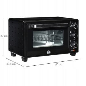 Mini oven 21L 1400W 3 baking modes black Brand no brand