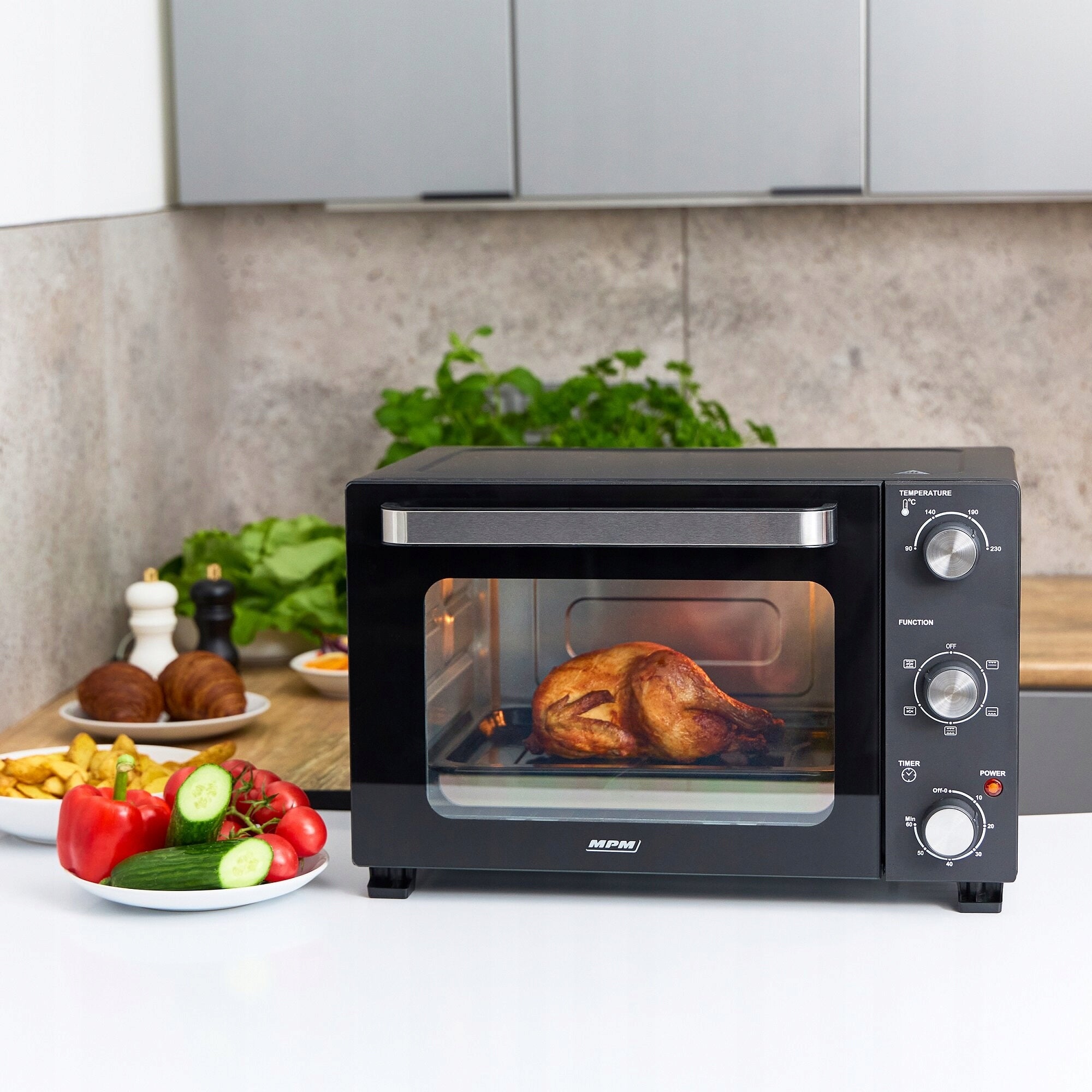 Mini oven MPM MPE-15/T 1500W Black Brand MPM