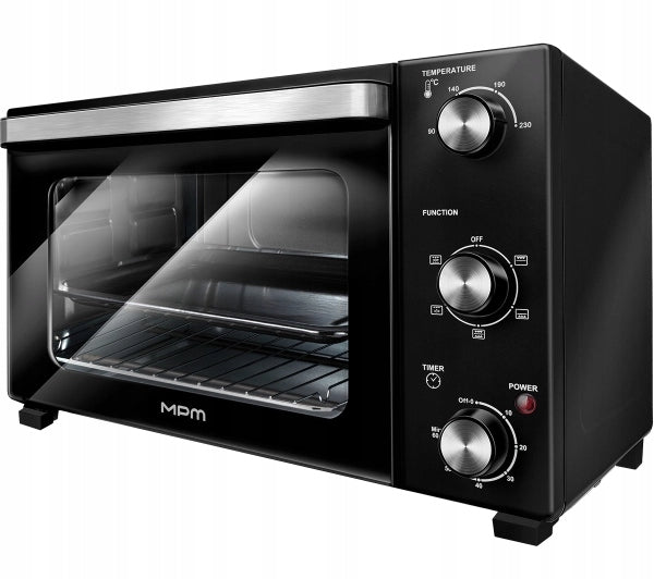 Mini oven MPM MPE-16/T 35L 1500W Grate Thermocouple Black Packaging status original