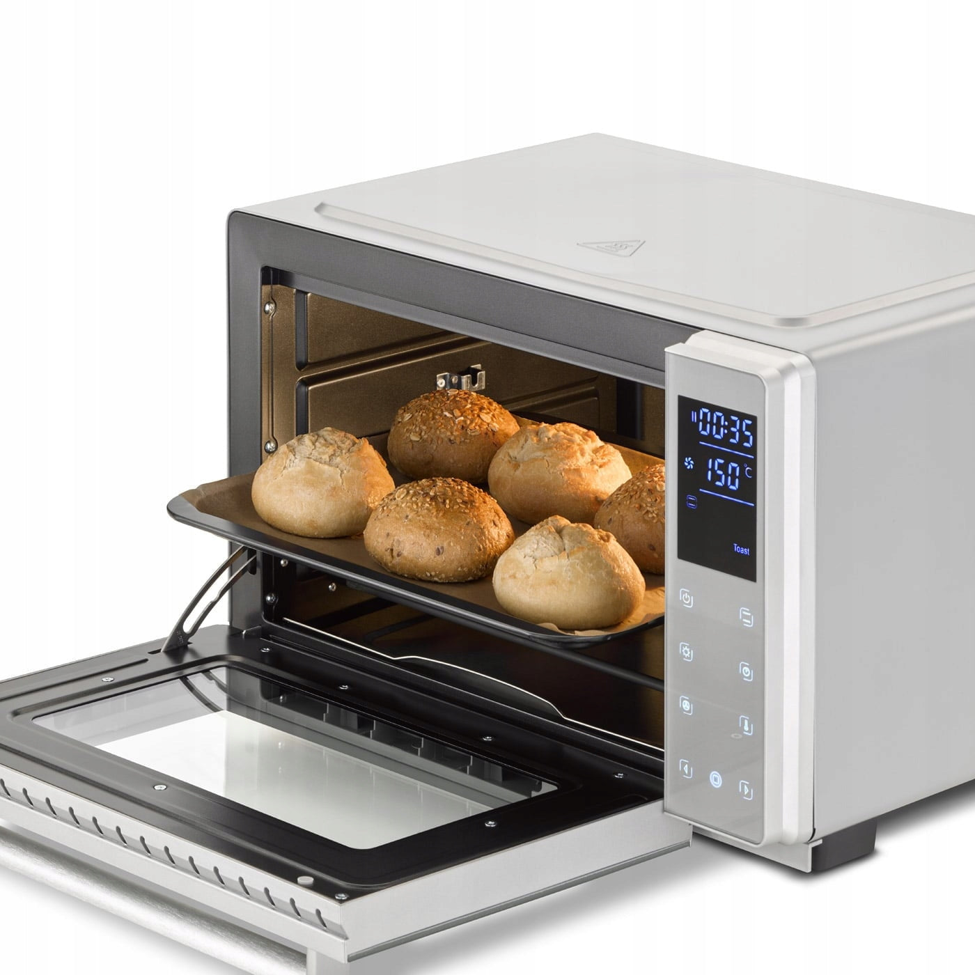 Mini oven/pizza oven CASO Design 2979 26 l silver Manufacturer code CASO TO 26
