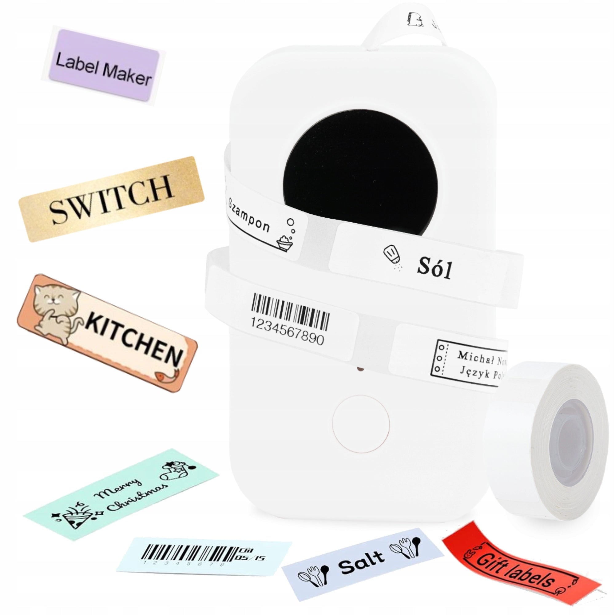 Mini printer Phomemo D30 self-adhesive labels bluetooth sticker tape