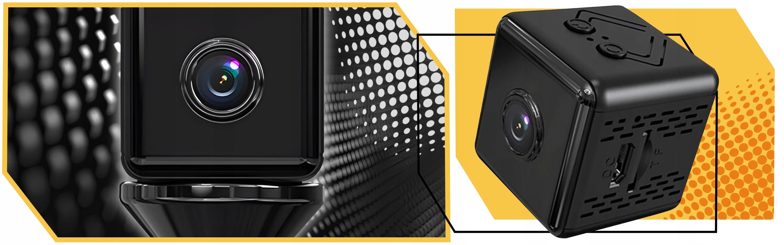 Mini spy camera SMART detection hidden camera Small WIFI 4K +Handle EAN (GTIN) 5906700043147