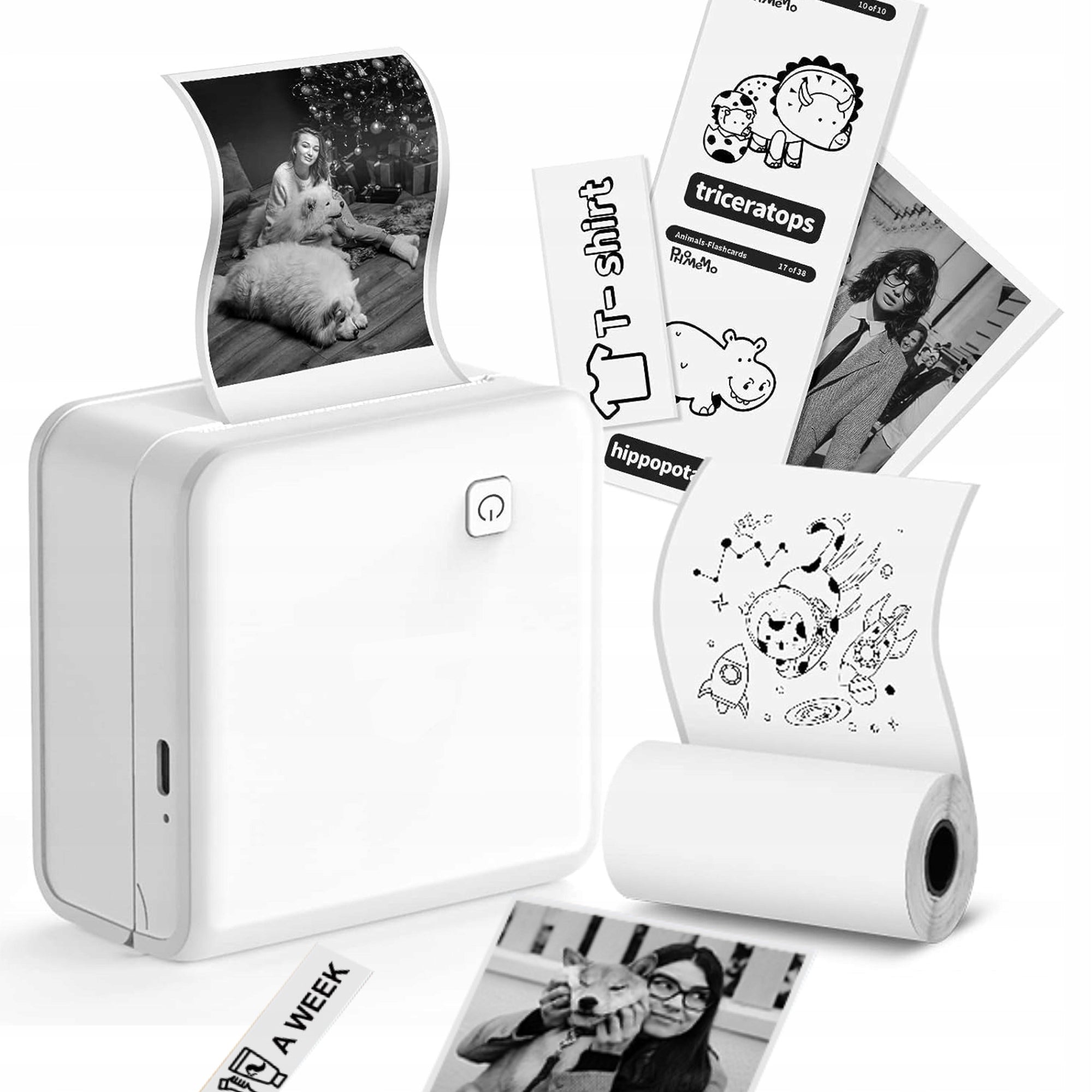 Mini thermal printer Phomemo M02 PRO sticky label notes