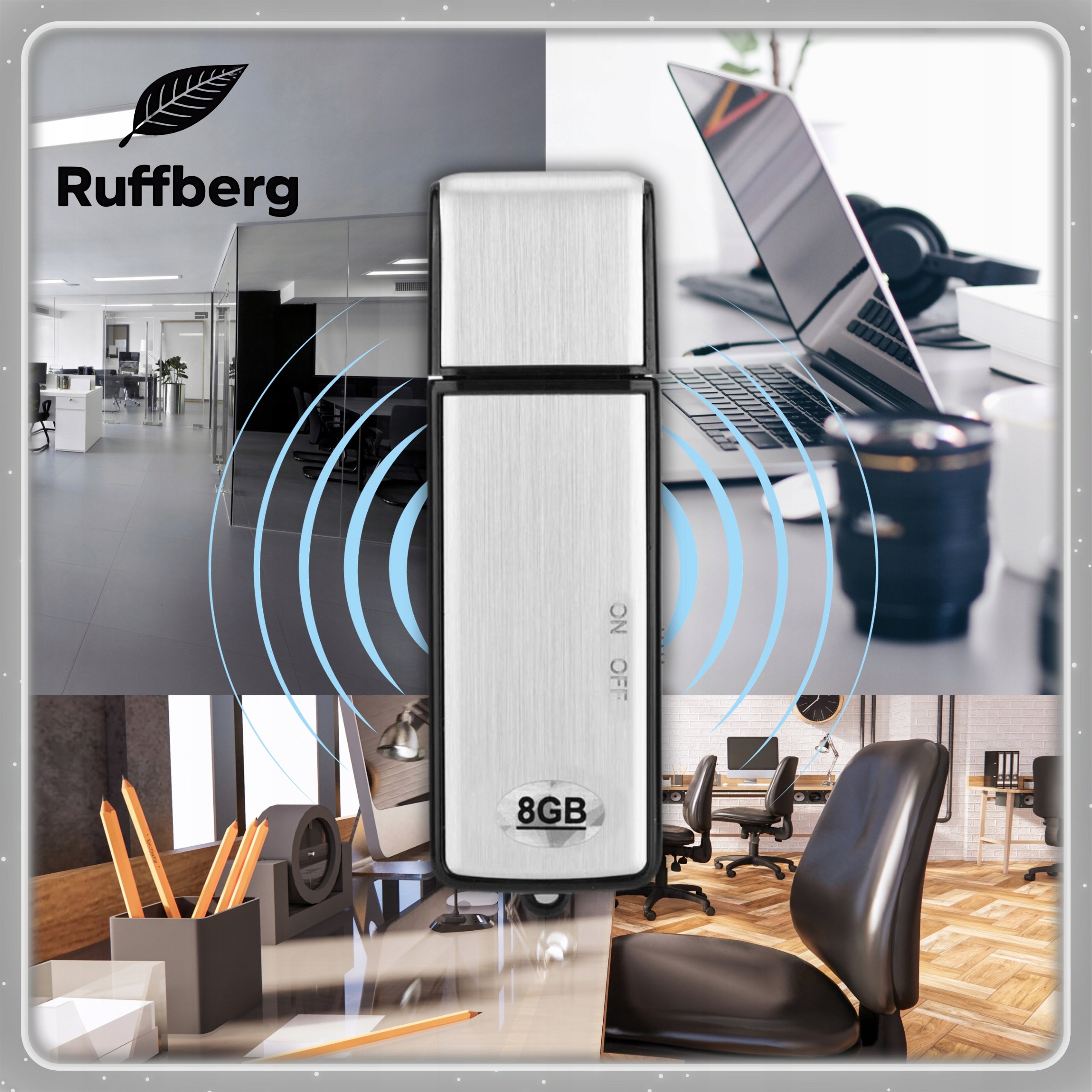 Mini voice recorder in 2-in-1 flash drive spy discreet eavesdropping recorder EAN (GTIN) 5905108406165