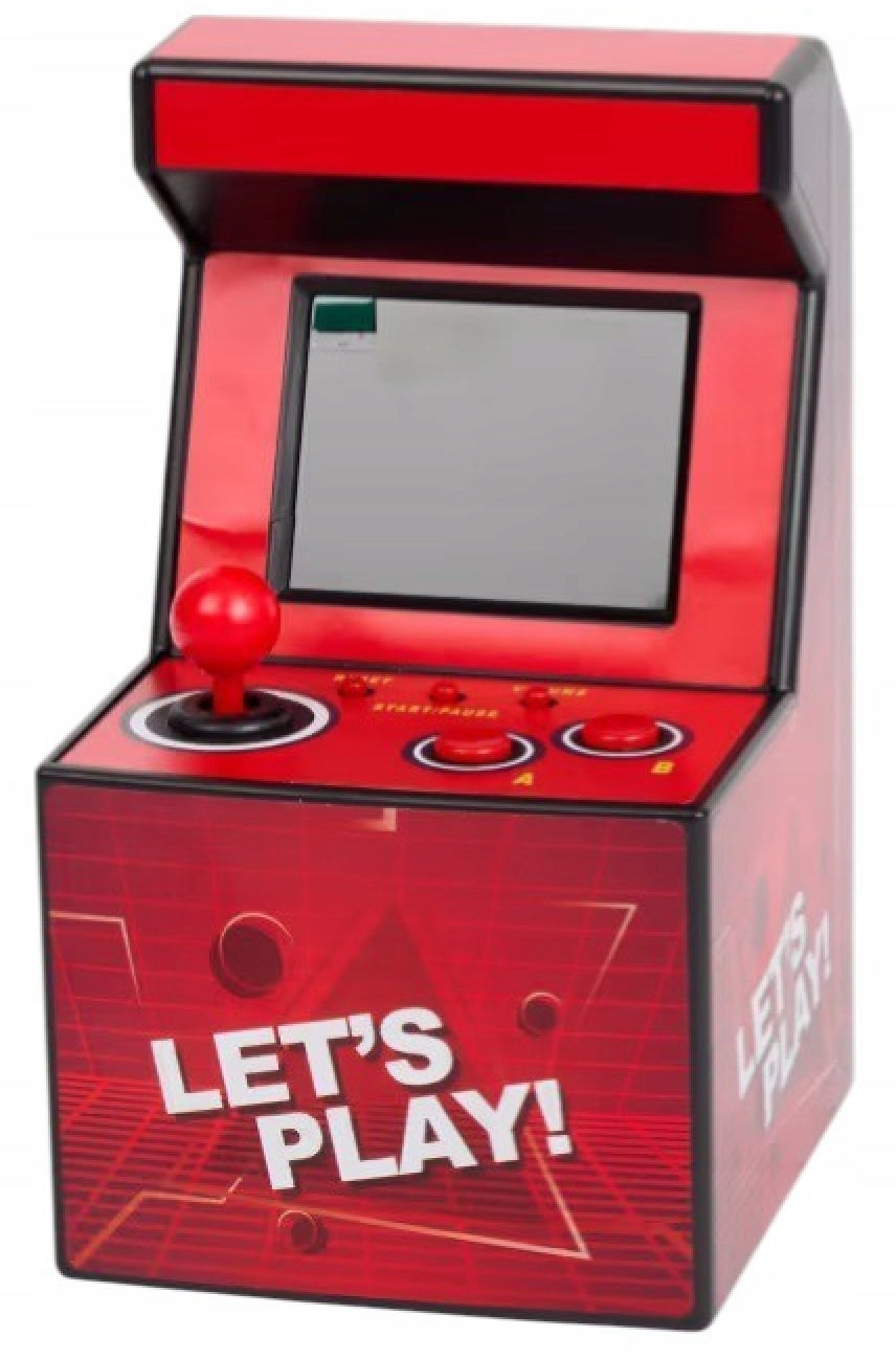 Miniature retro slot machine 16 cm 200 games red
