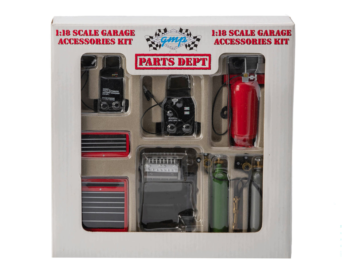 Miniature workshop accessory set 1:18 GMP